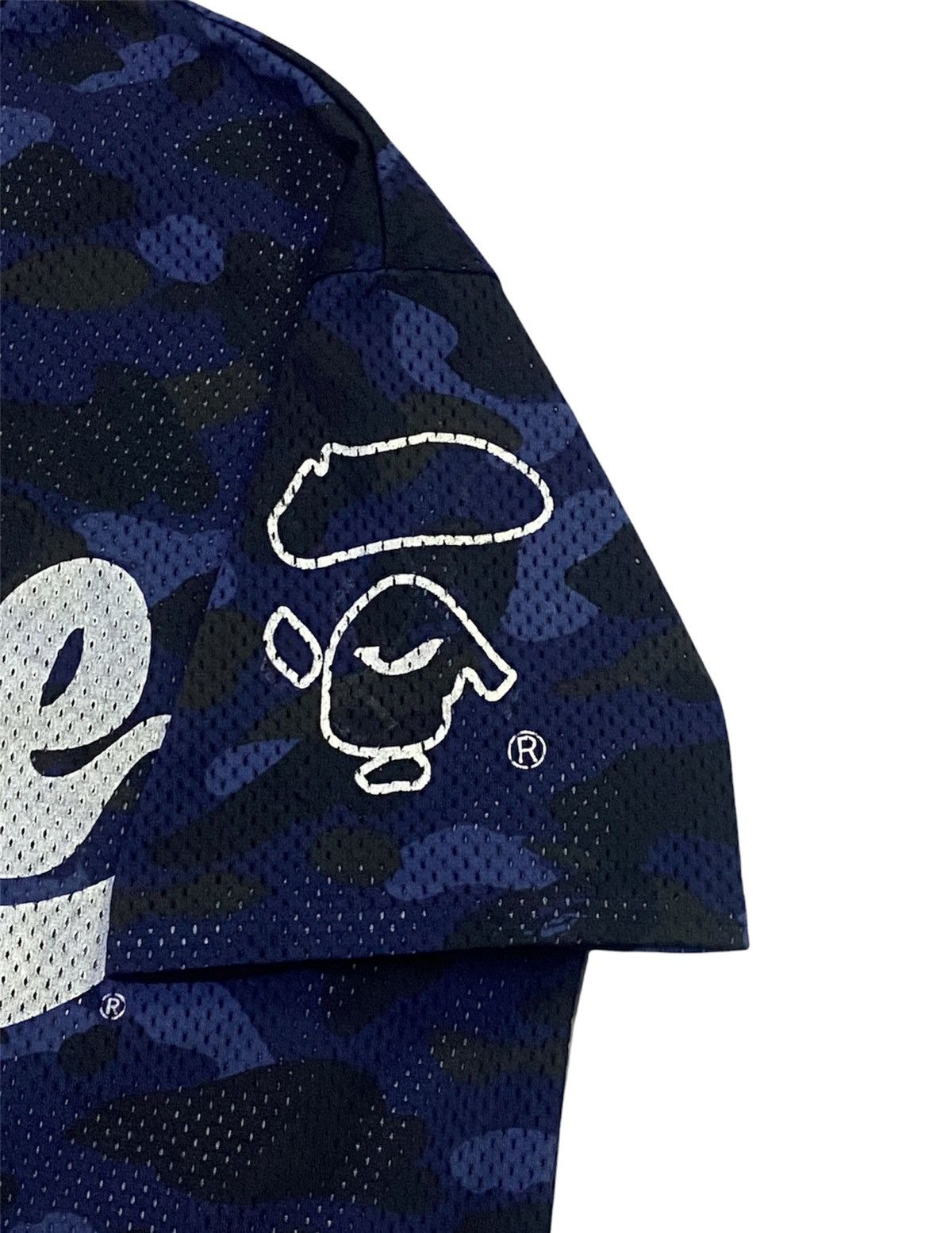 Bape A Bathing Ape Camo Mesh Button Ups Jersey Size US L / EU 52-54 / 3 - 9 Thumbnail