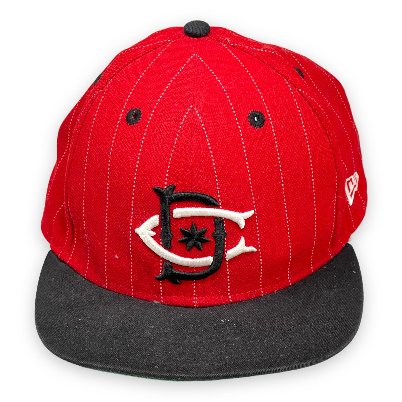 New Era DC Shoes 9Fifty New Era Red Black Snapback Hat Baseball Cap ...