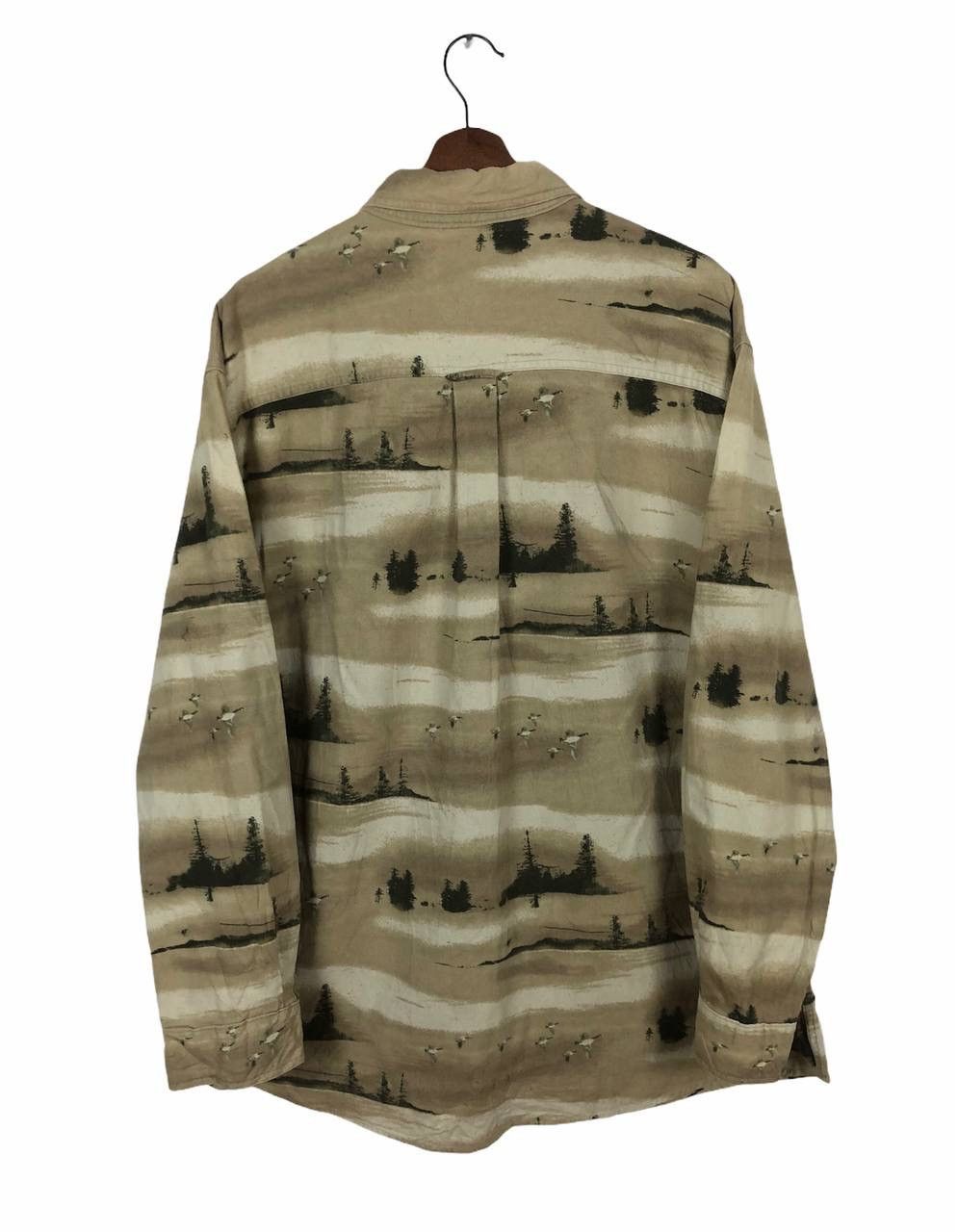 Woolrich Woolen Mills VINTAGE Woolrich Woolen SHIRT Forest Graffiti Size US XL / EU 56 / 4 - 3 Thumbnail