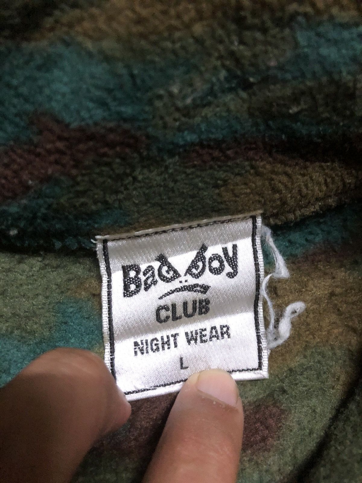 Vintage 🔥ON SALE❌Camo Fleece Bad Boy Streetwear Style Size US M / EU 48-50 / 2 - 3 Thumbnail