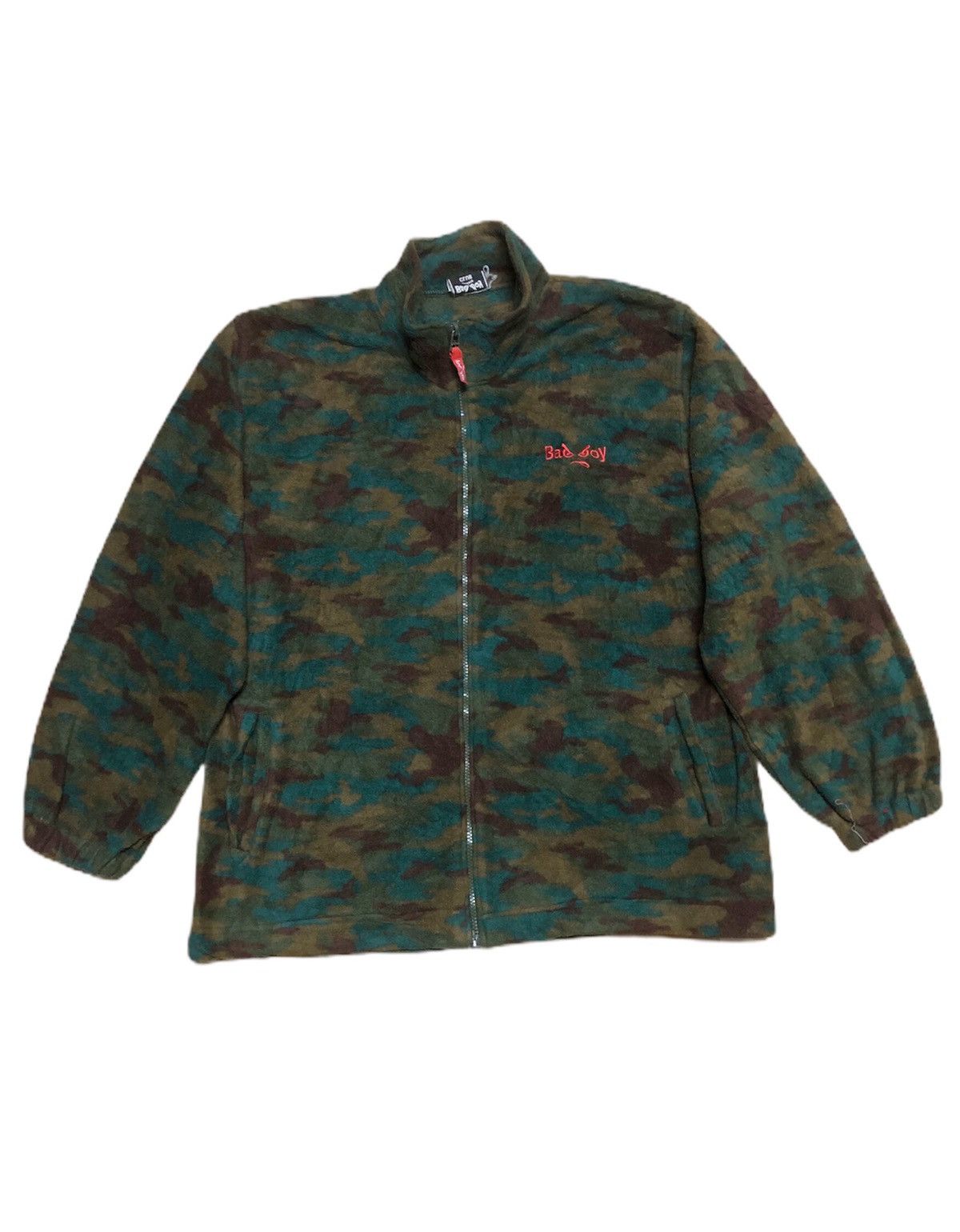 Vintage 🔥ON SALE❌Camo Fleece Bad Boy Streetwear Style Size US M / EU 48-50 / 2 - 1 Thumbnail