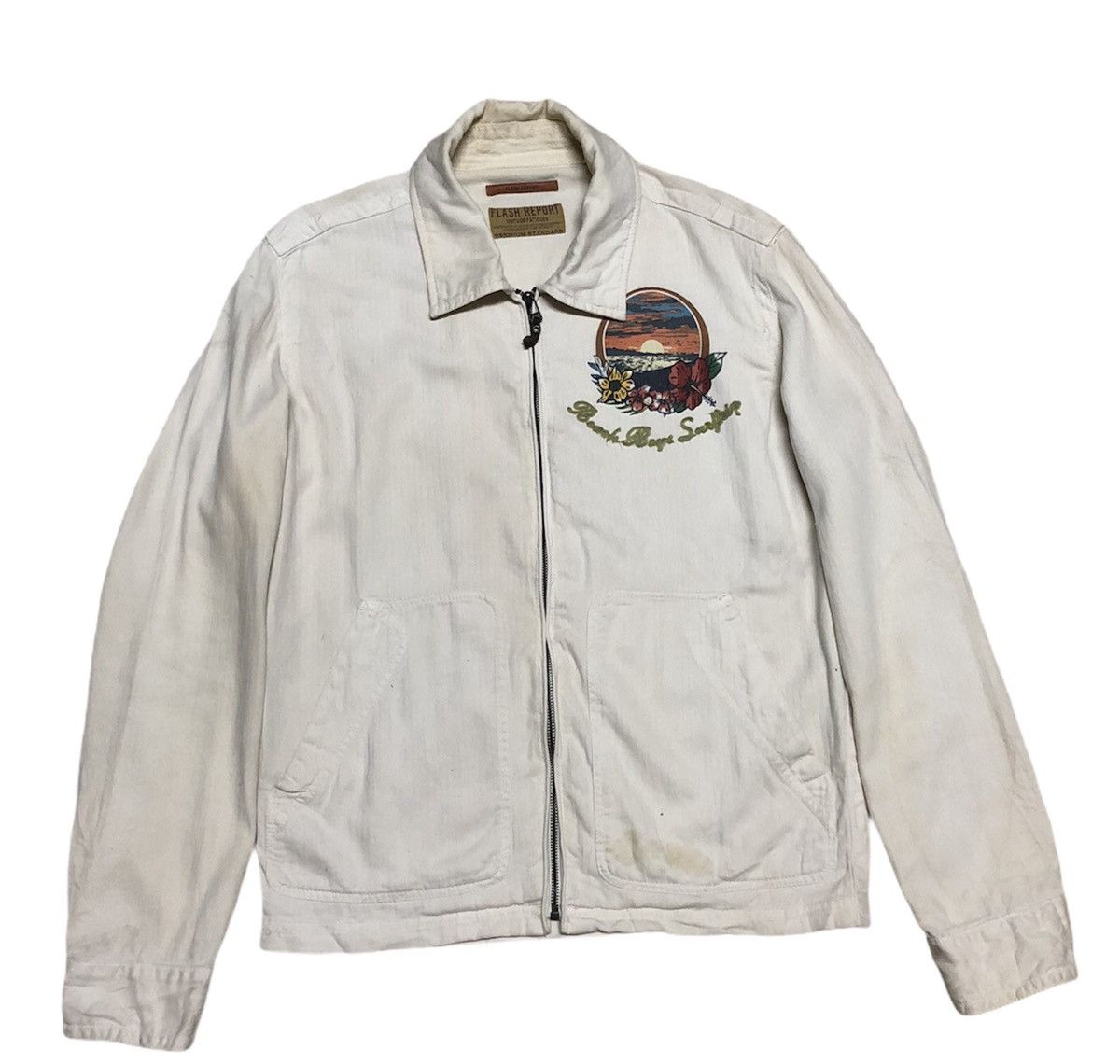 Vintage SUMMER SALE Vintage Jacket Surf HAWAII Spring Summer Style Size US M / EU 48-50 / 2 - 2 Thumbnail