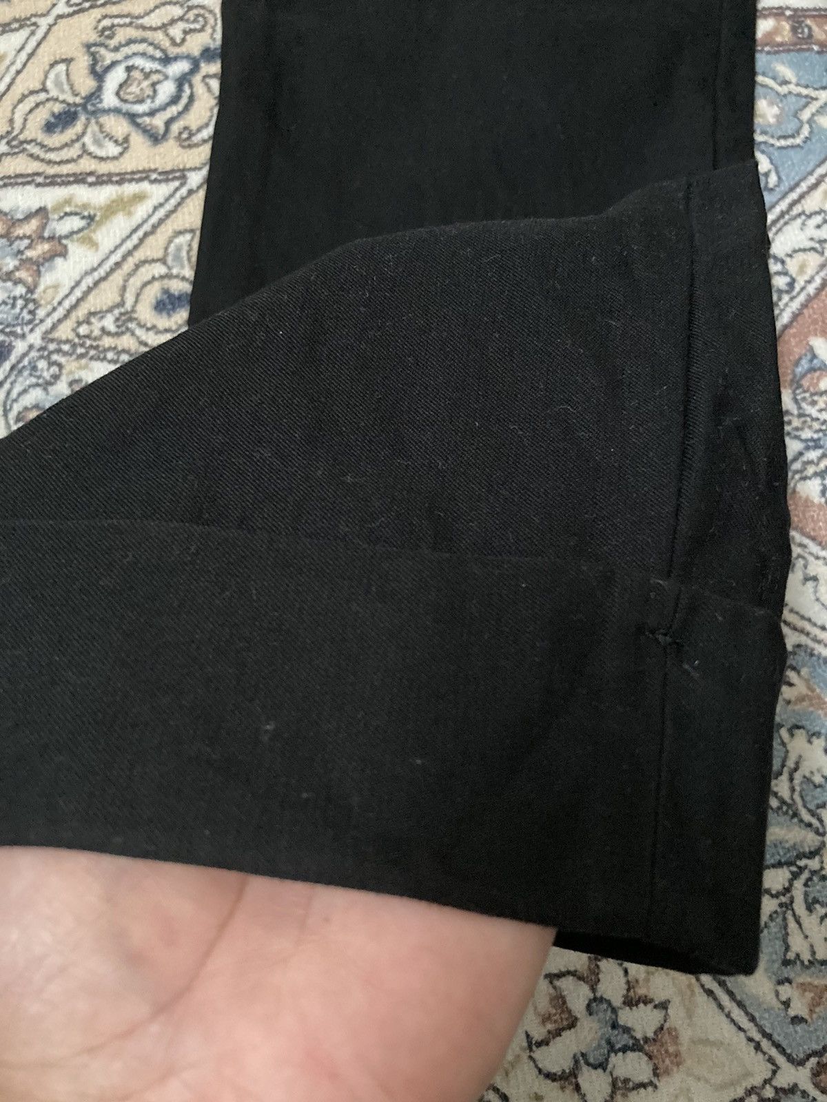 Yohji Yamamoto Yohji Yamamoto pure cotton black pants Size 27" / US 4 / IT 40 - 6 Thumbnail