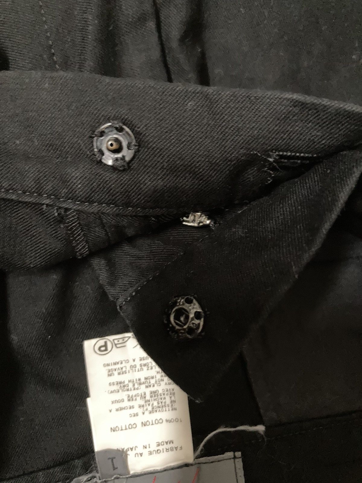 Yohji Yamamoto Yohji Yamamoto pure cotton black pants Size 27" / US 4 / IT 40 - 7 Thumbnail