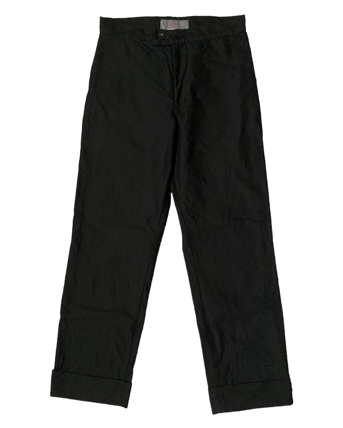 Yohji Yamamoto Yohji Yamamoto pure cotton black pants Size 27" / US 4 / IT 40 - 1 Thumbnail