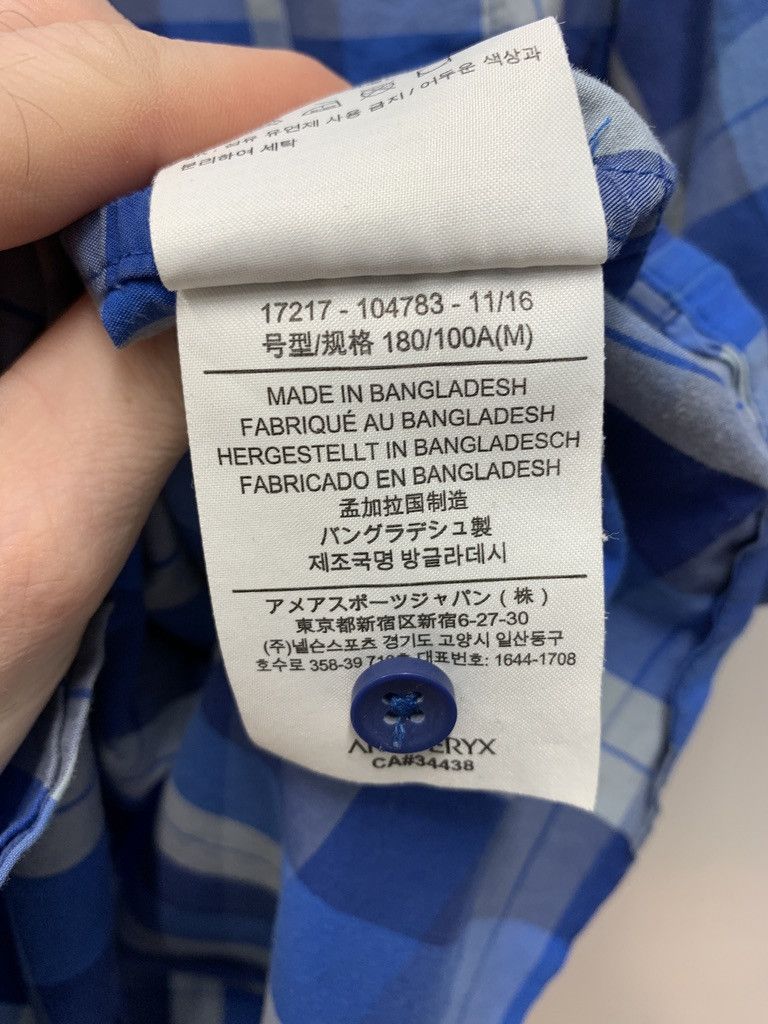 Arc'teryx ARCTERYX Brohm Blue Short Sleeve Button Down Shirt Size US M / EU 48-50 / 2 - 8 Thumbnail