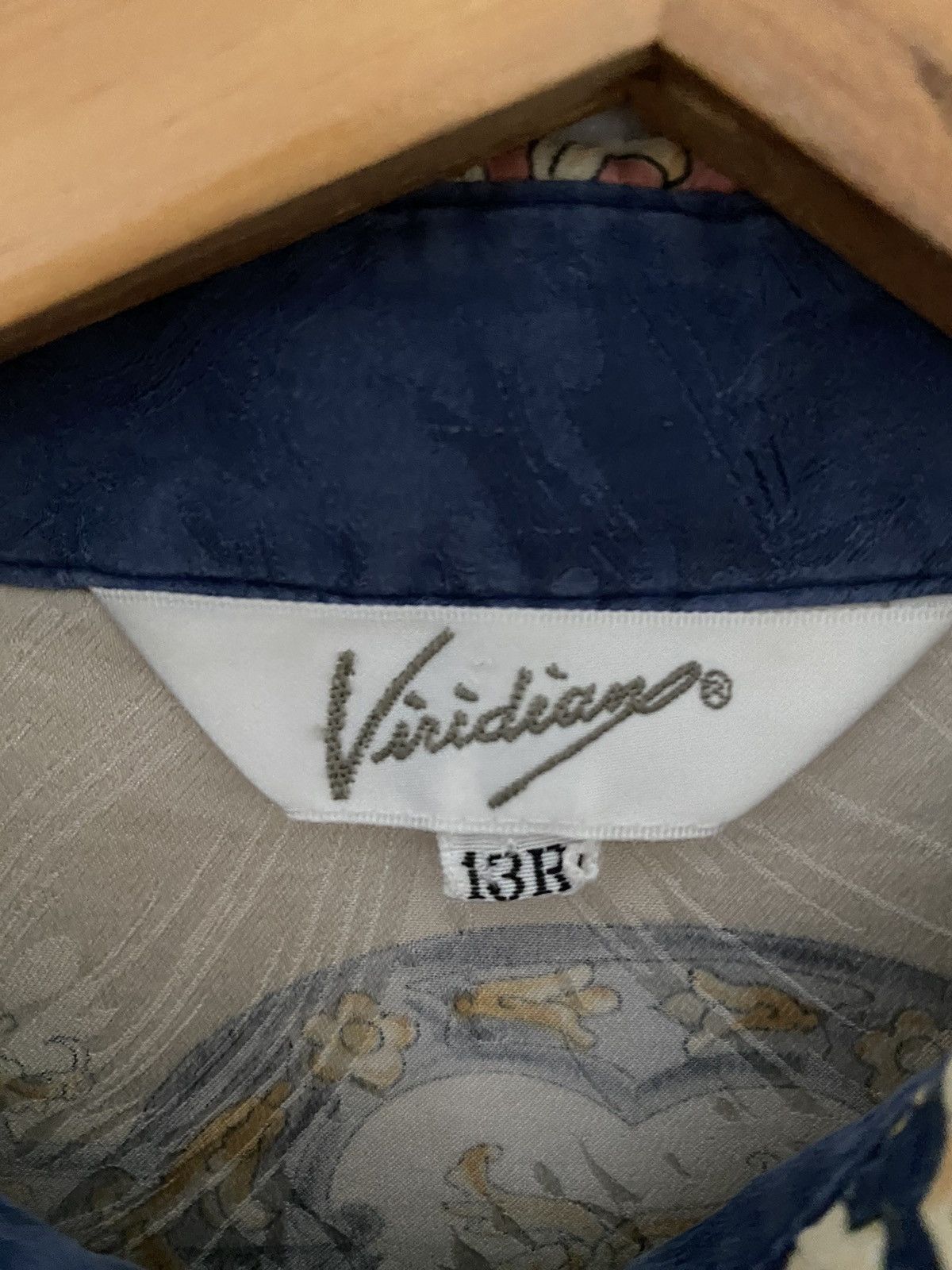 Designer × Japanese Brand × Vintage Vintage 🇯🇵 silk viridian Button shirt hermes design Size M / US 6-8 / IT 42-44 - 10 Thumbnail