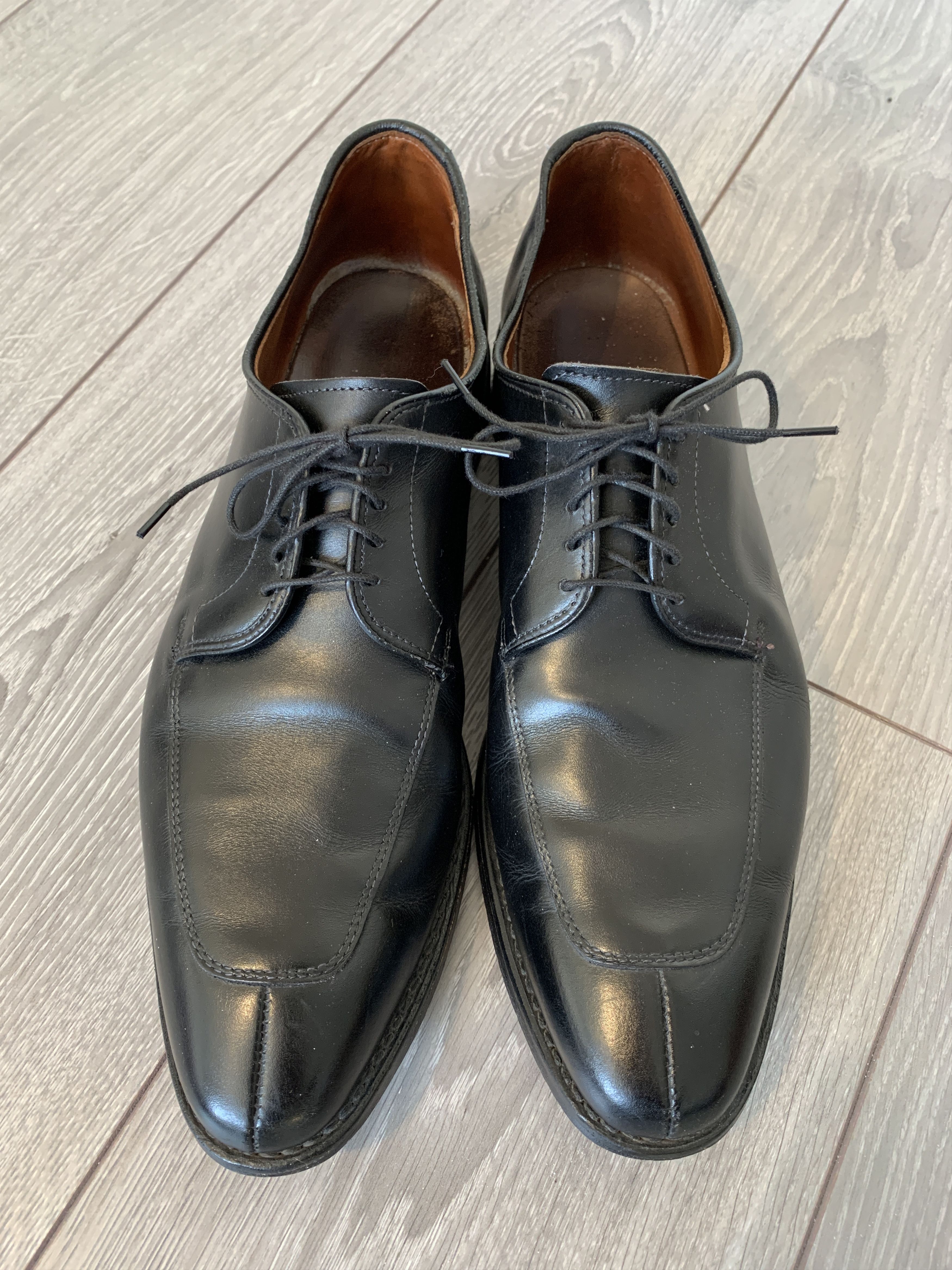 Allen Edmonds ALLEN EDMONDS Delray Leather Split Toe Derby Dress Shoes Size US 13 / EU 46 - 3 Thumbnail