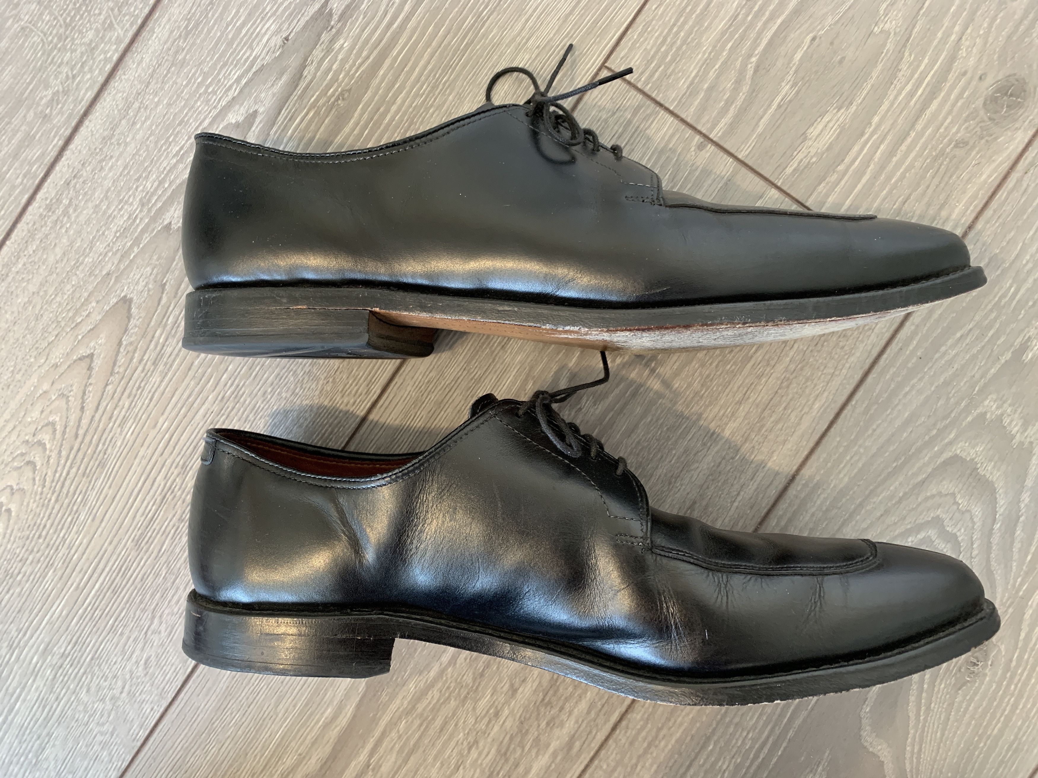 Allen Edmonds ALLEN EDMONDS Delray Leather Split Toe Derby Dress Shoes Size US 13 / EU 46 - 7 Thumbnail