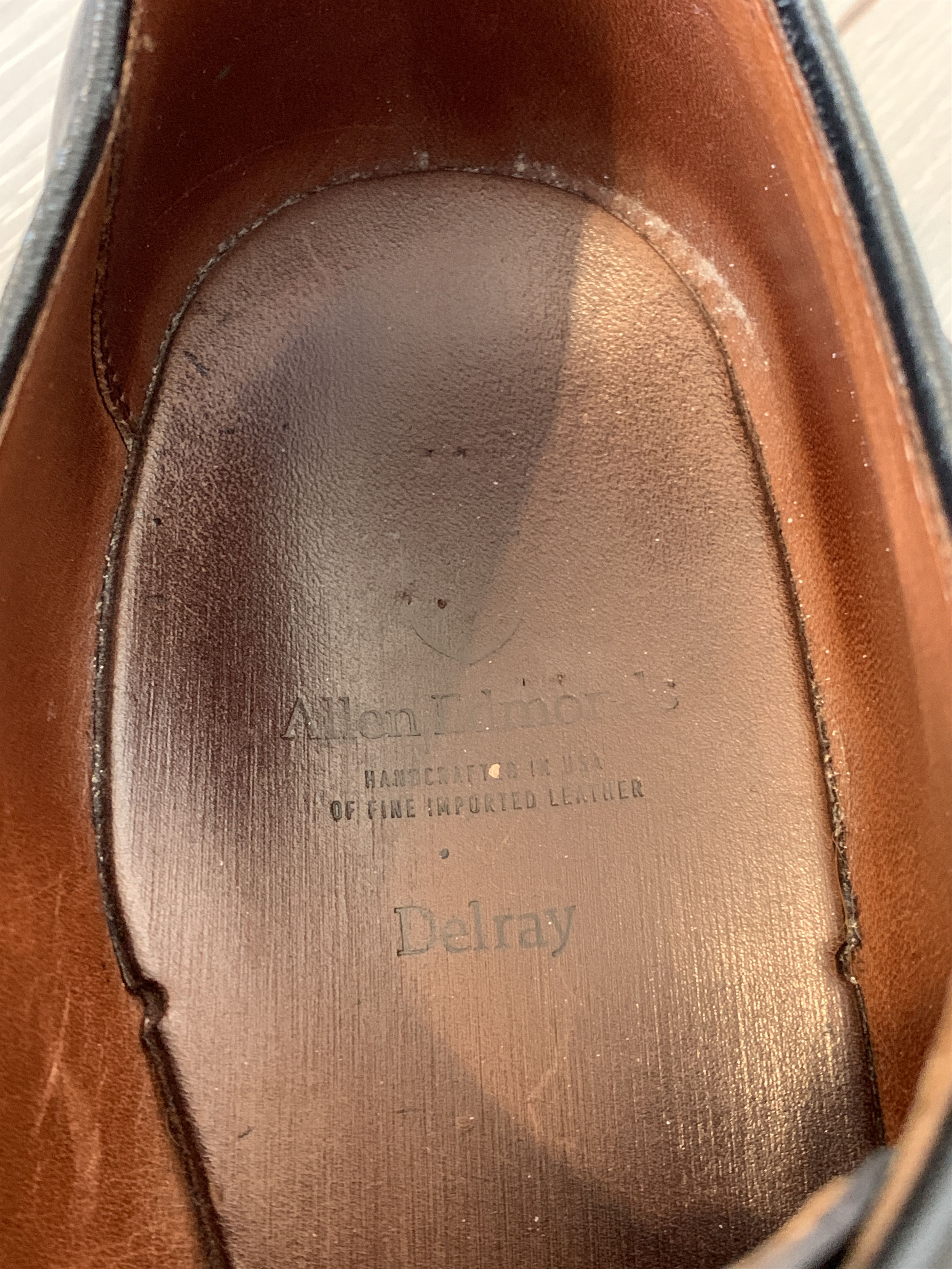 Allen Edmonds ALLEN EDMONDS Delray Leather Split Toe Derby Dress Shoes Size US 13 / EU 46 - 9 Thumbnail