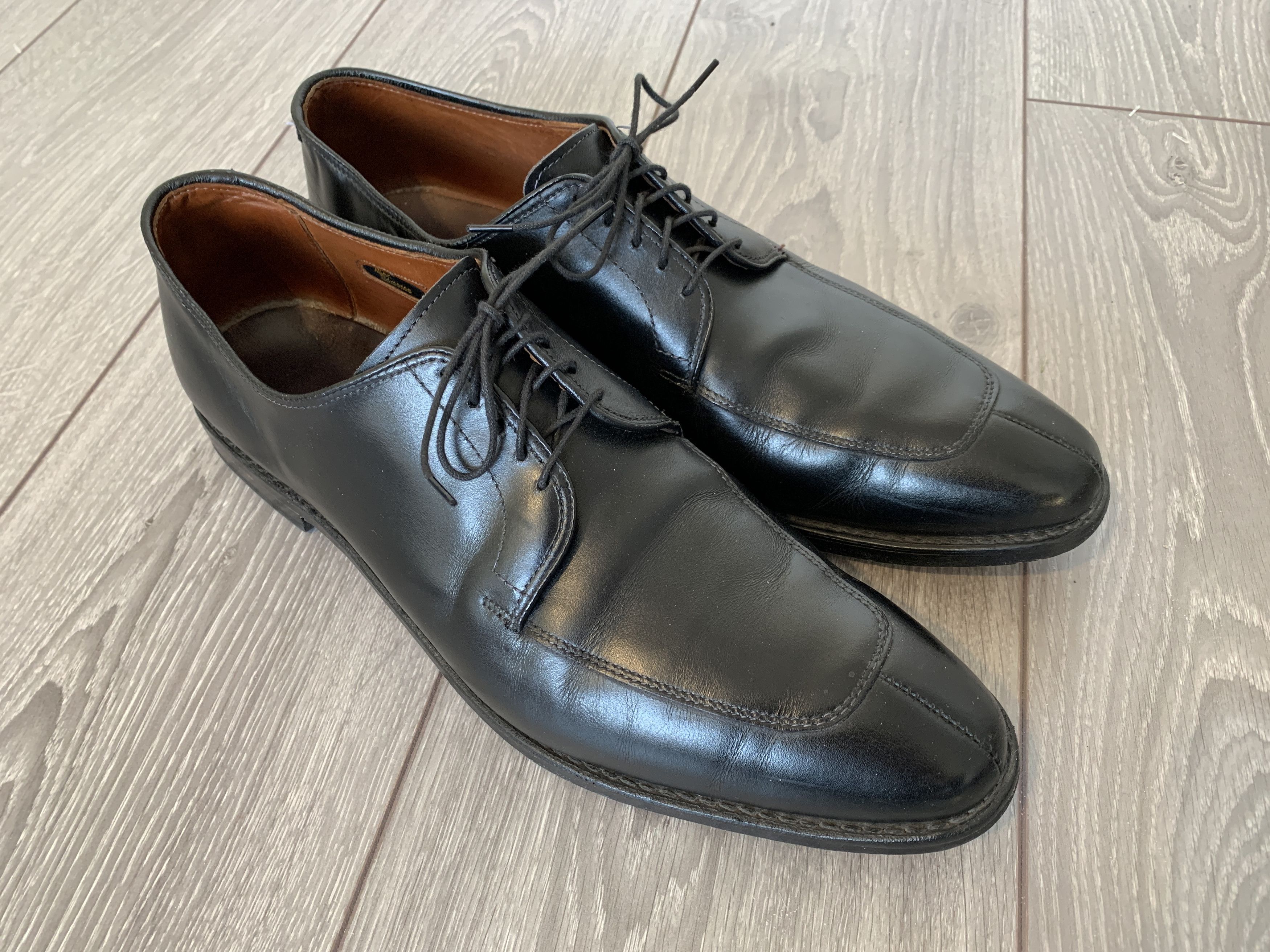 Allen Edmonds ALLEN EDMONDS Delray Leather Split Toe Derby Dress Shoes Size US 13 / EU 46 - 2 Thumbnail