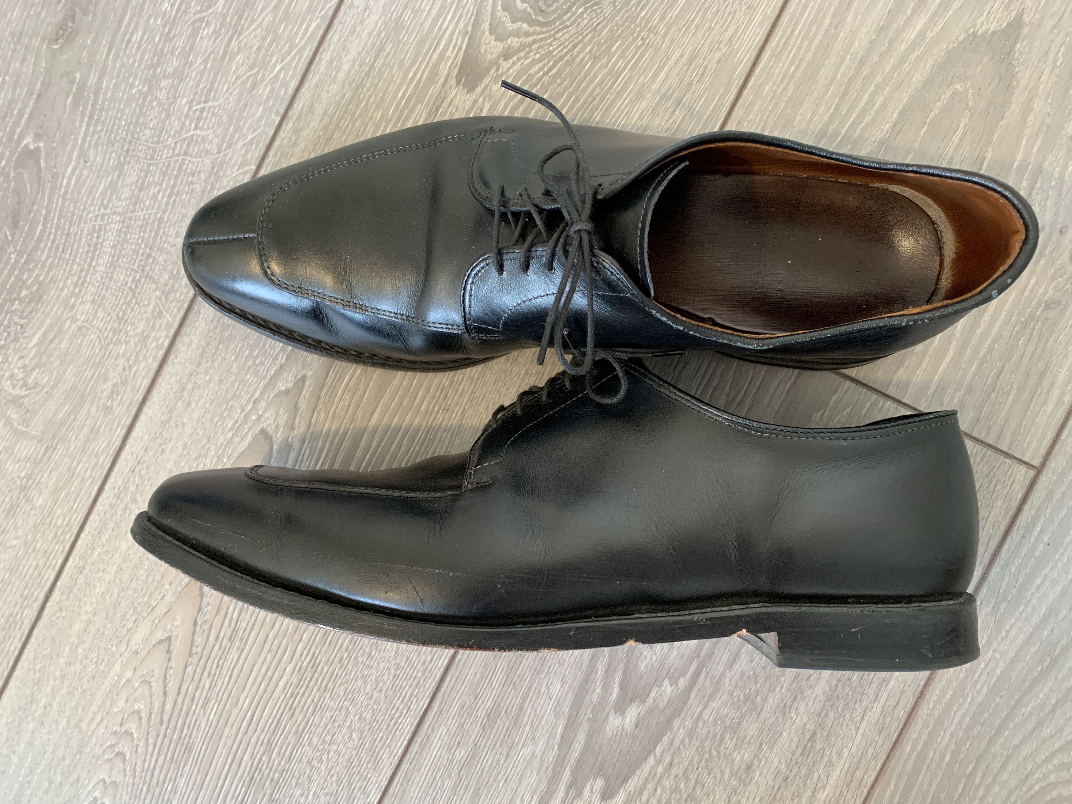 Allen Edmonds ALLEN EDMONDS Delray Leather Split Toe Derby Dress Shoes Size US 13 / EU 46 - 5 Thumbnail