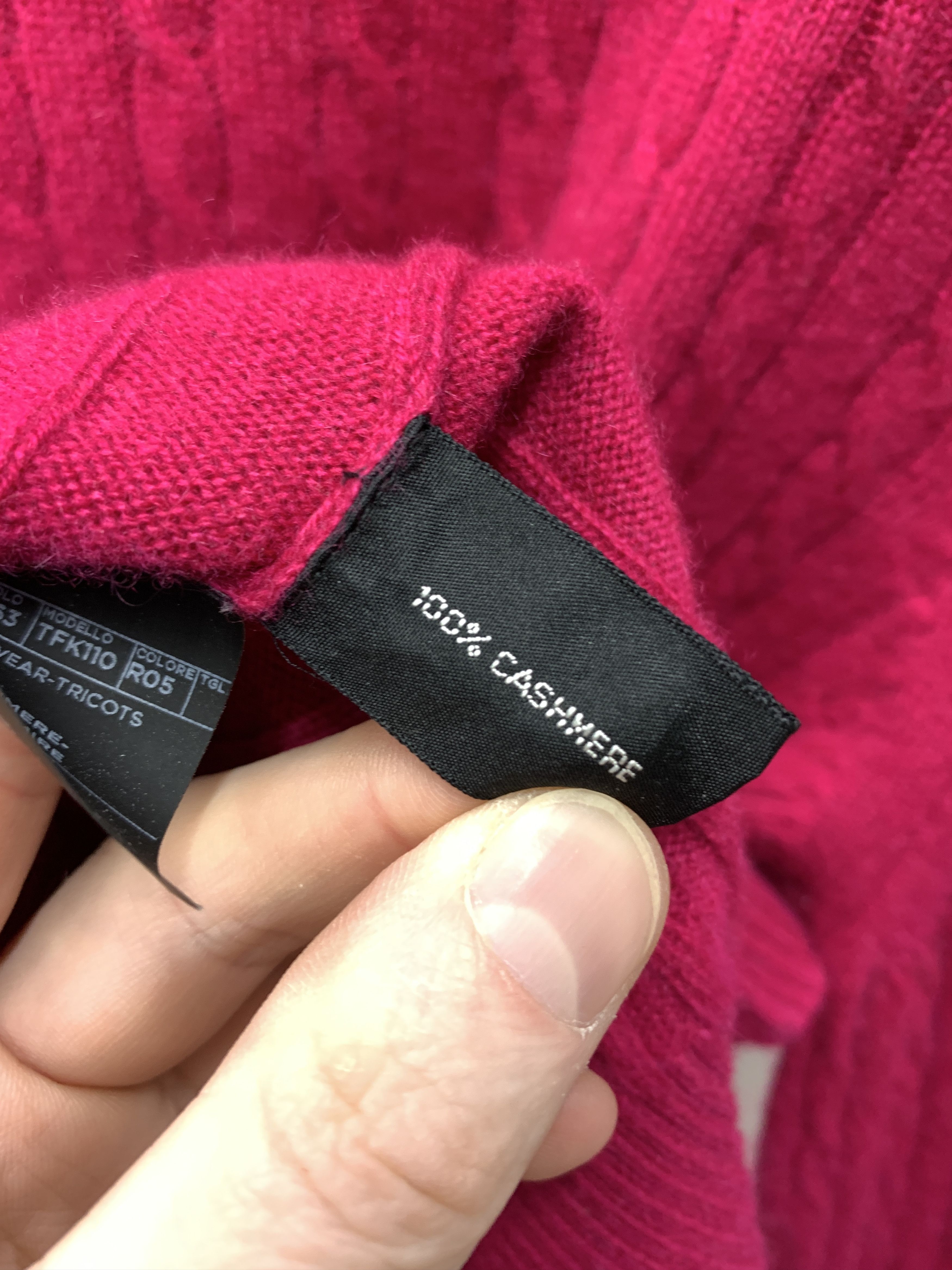 Tom Ford TOM FORD 100% Cashmere Cable Ribbed Pullover Sweater Size US M / EU 48-50 / 2 - 9 Thumbnail
