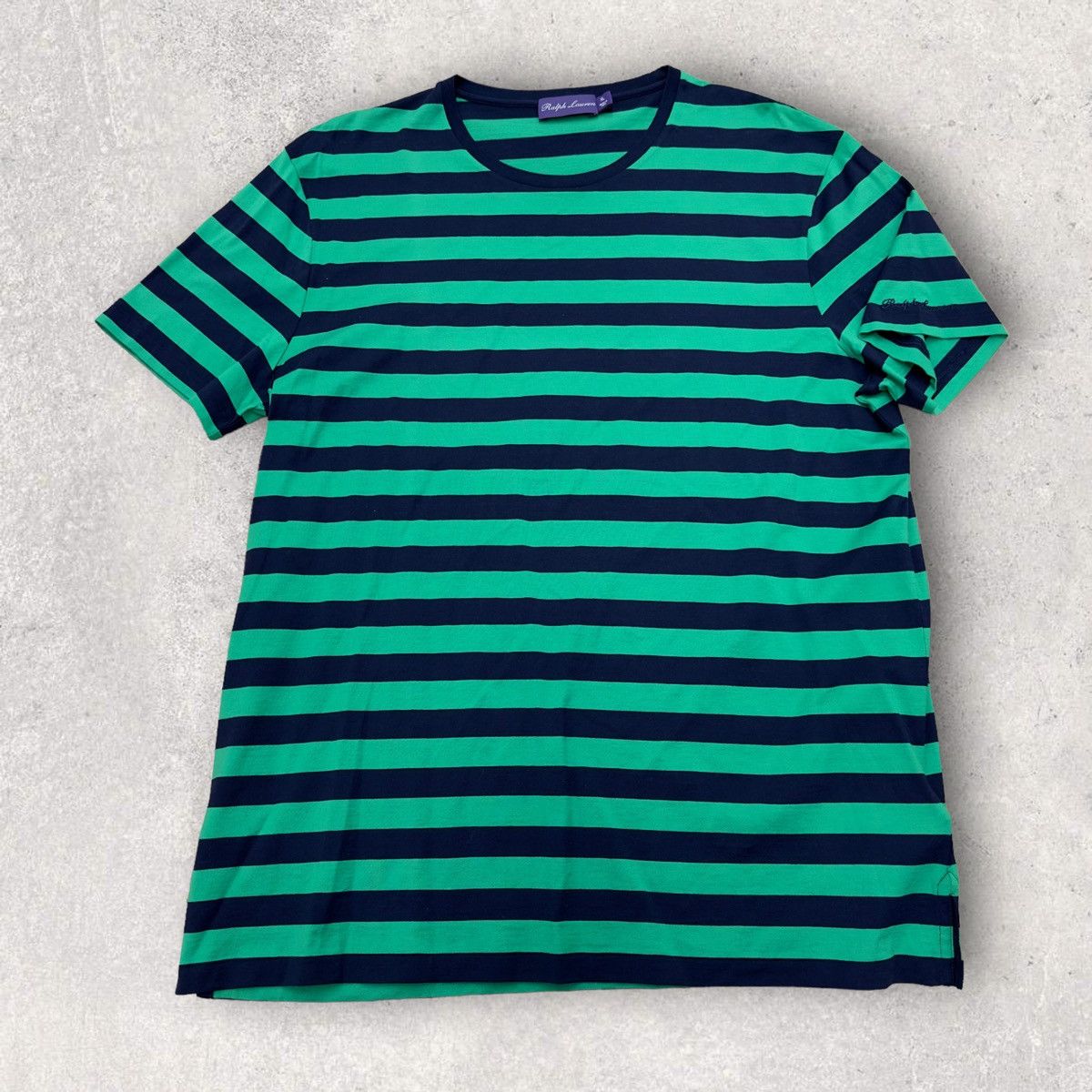Ralph Lauren Purple Label Ralph Lauren Purple Label striped tee shirt Size US XL / EU 56 / 4 - 1 Thumbnail