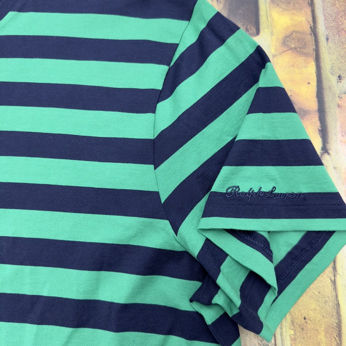 Ralph Lauren Purple Label Ralph Lauren Purple Label striped tee shirt Size US XL / EU 56 / 4 - 3 Thumbnail