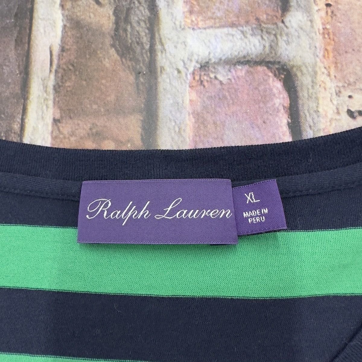 Ralph Lauren Purple Label Ralph Lauren Purple Label striped tee shirt Size US XL / EU 56 / 4 - 4 Thumbnail