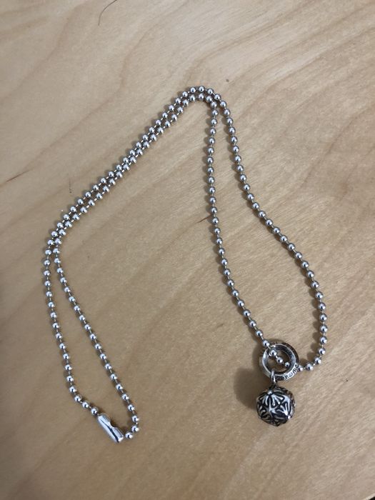 Chrome hearts store ball chain necklace