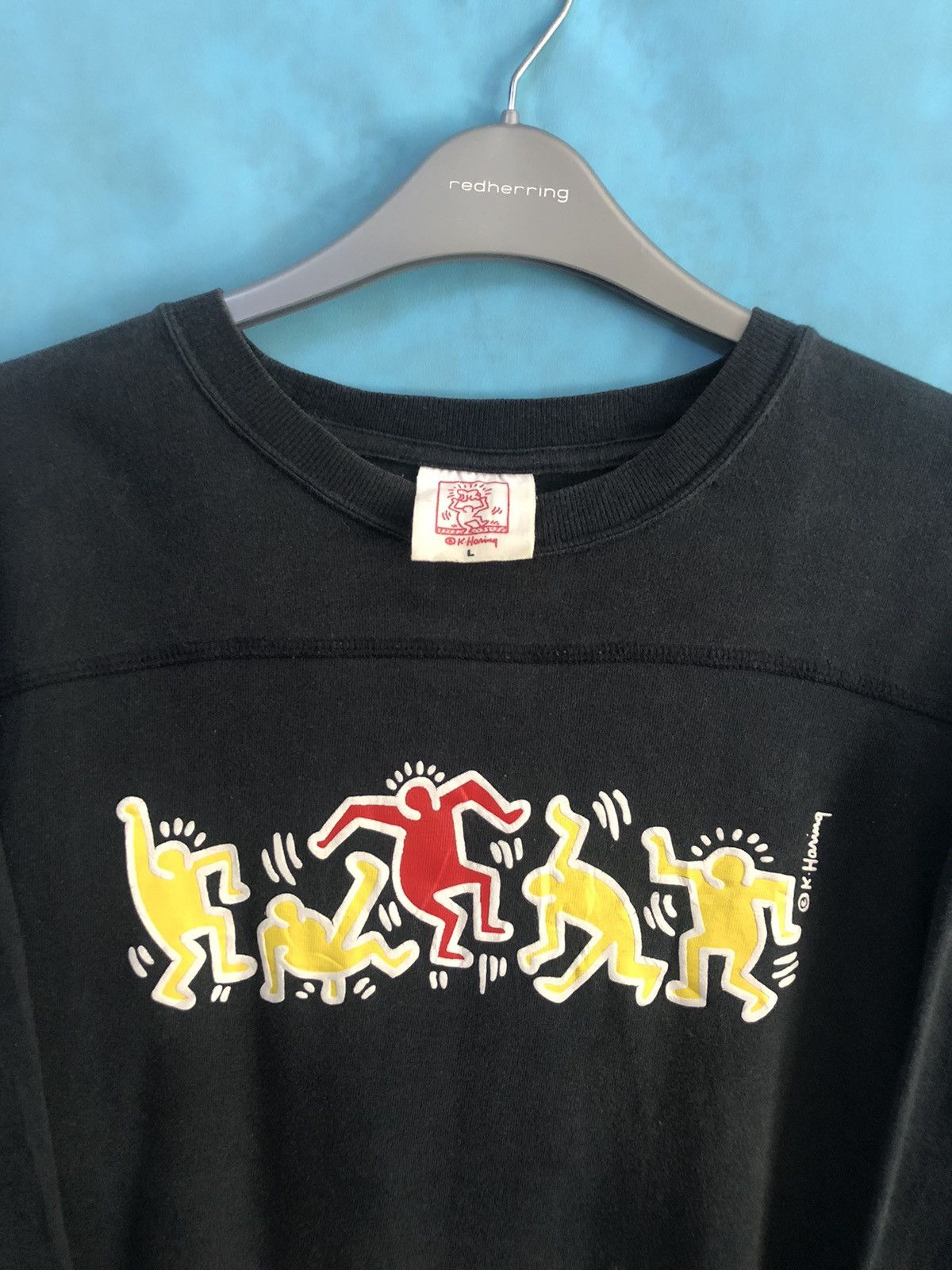 Keith Haring dancing figures pop shop #A5 Size US L / EU 52-54 / 3 - 2 Thumbnail