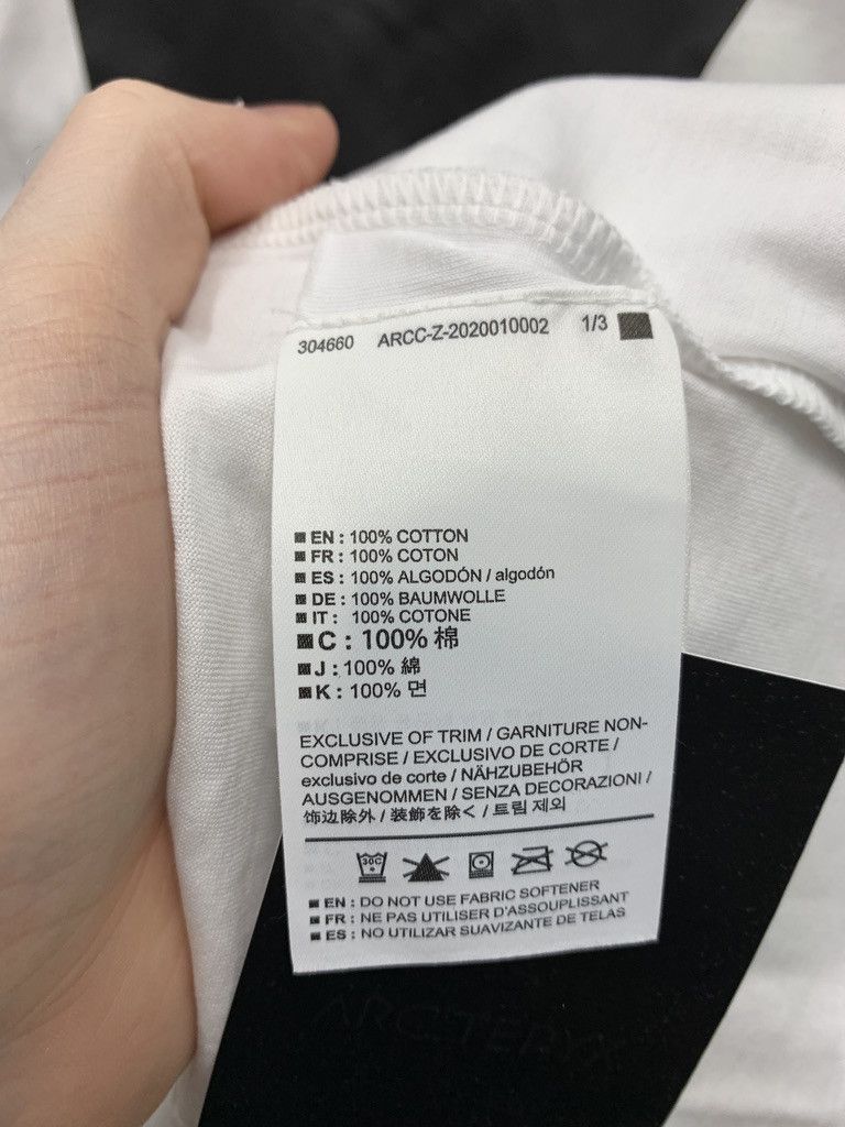 Arc'teryx ARCTERYX Arc'postrophe Word Organic Cotton T-Shirt Tee Size US M / EU 48-50 / 2 - 6 Thumbnail