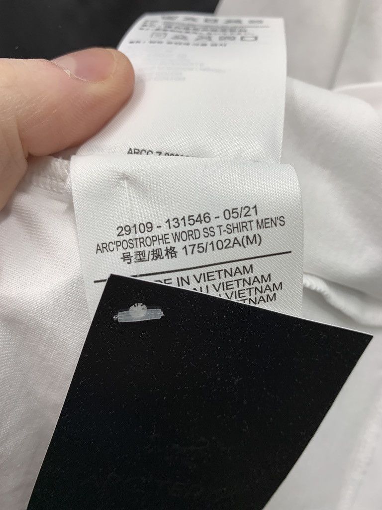 Arc'teryx ARCTERYX Arc'postrophe Word Organic Cotton T-Shirt Tee Size US M / EU 48-50 / 2 - 7 Thumbnail