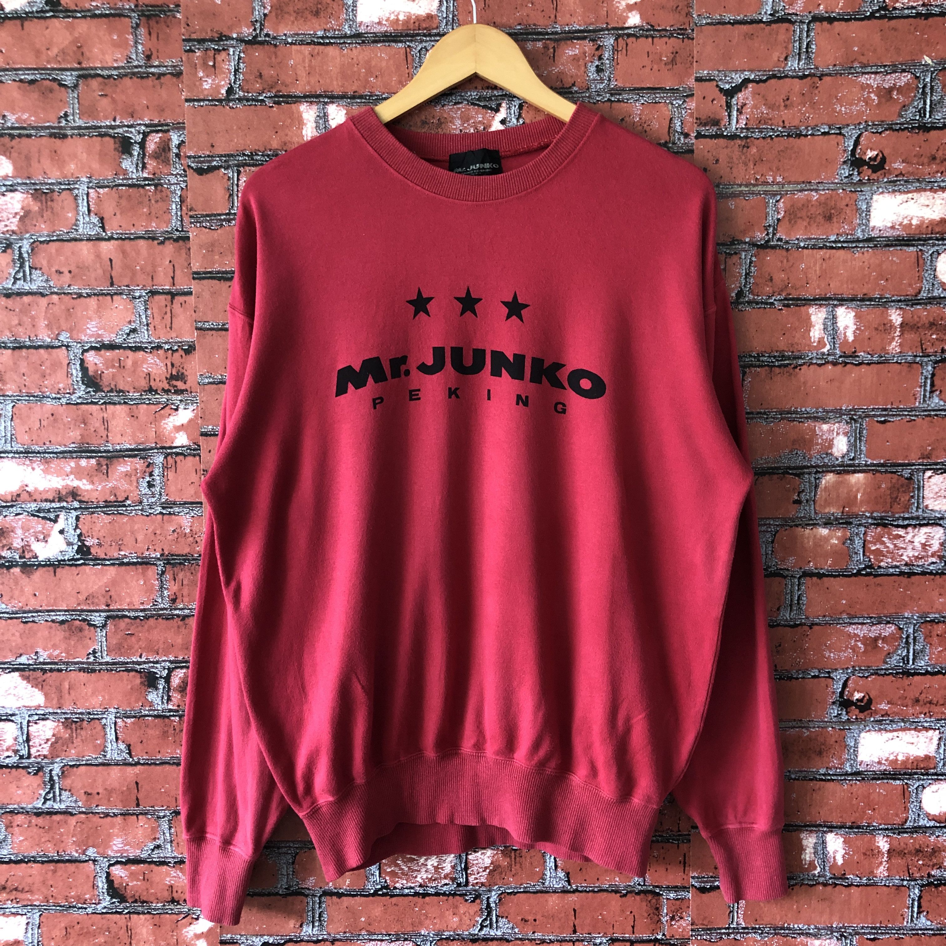 Mr. Junko × Vintage Vintage Mr Junko Koshino Peking For Men Red Sweatshirt Size US M / EU 48-50 / 2 - 7 Thumbnail