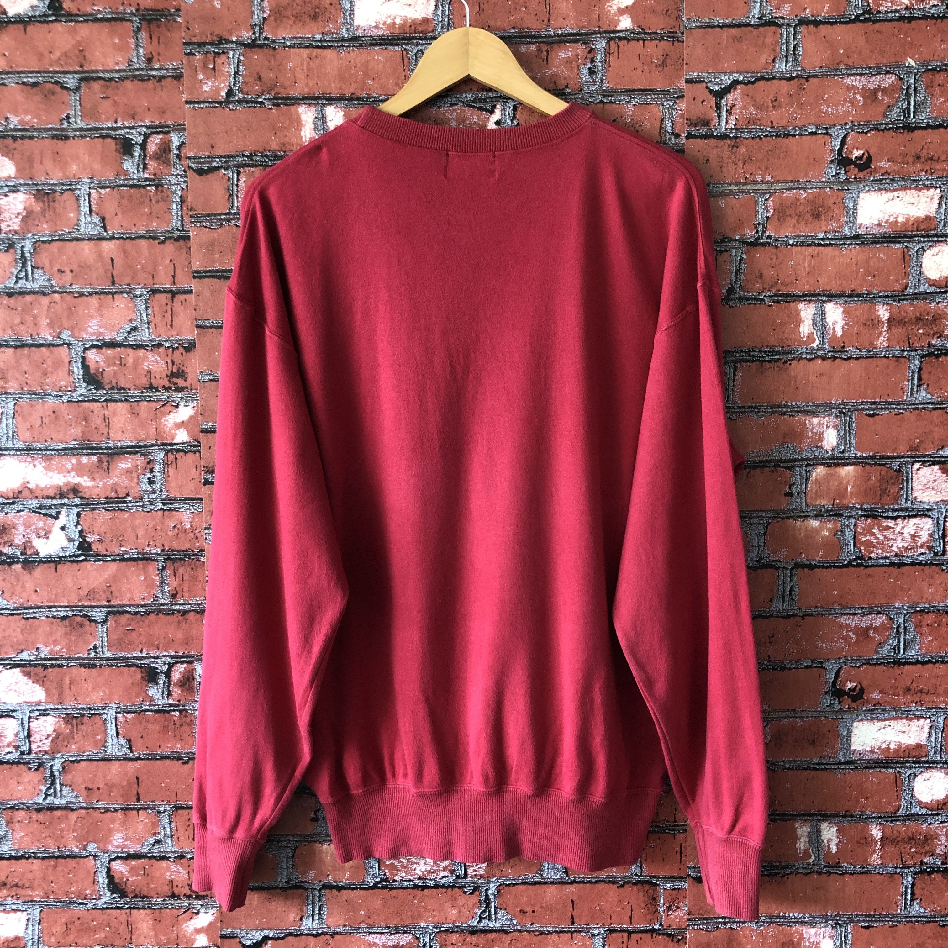 Mr. Junko × Vintage Vintage Mr Junko Koshino Peking For Men Red Sweatshirt Size US M / EU 48-50 / 2 - 2 Thumbnail