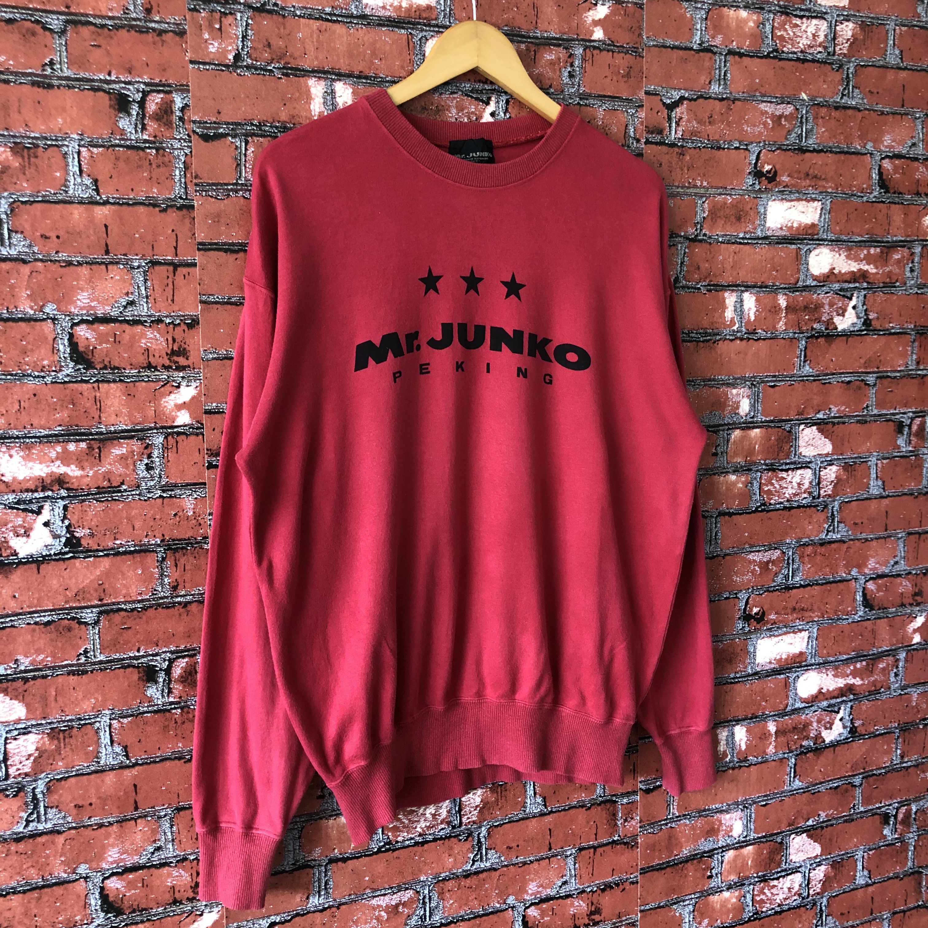 Mr. Junko × Vintage Vintage Mr Junko Koshino Peking For Men Red Sweatshirt Size US M / EU 48-50 / 2 - 6 Thumbnail