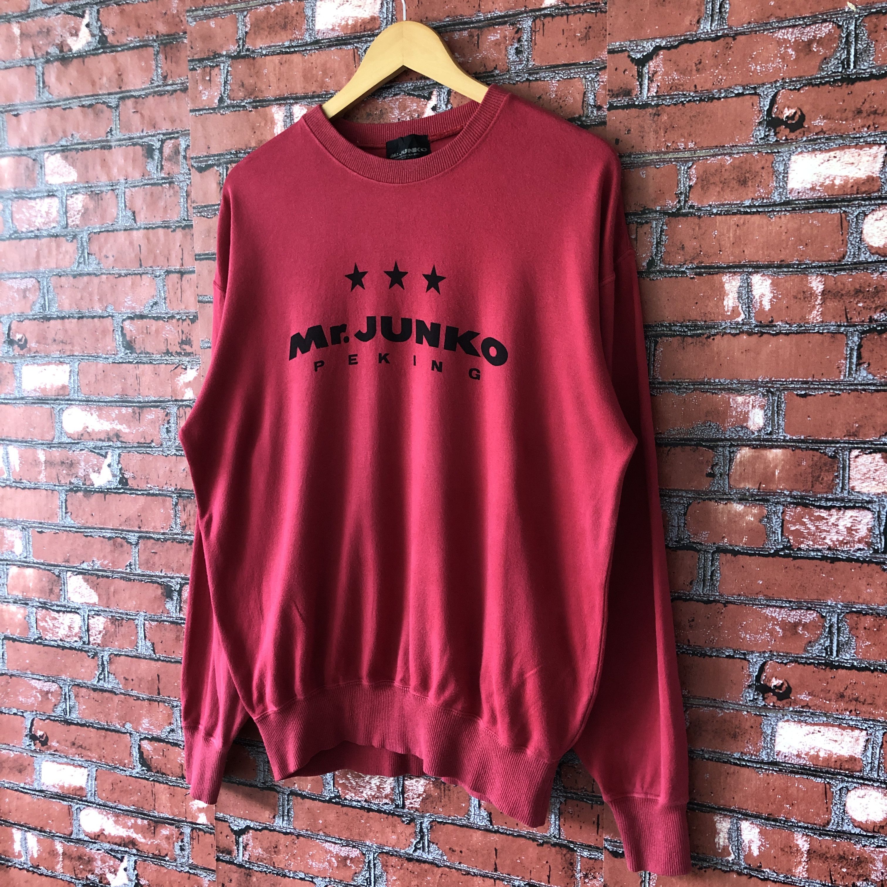 Mr. Junko × Vintage Vintage Mr Junko Koshino Peking For Men Red Sweatshirt Size US M / EU 48-50 / 2 - 5 Thumbnail