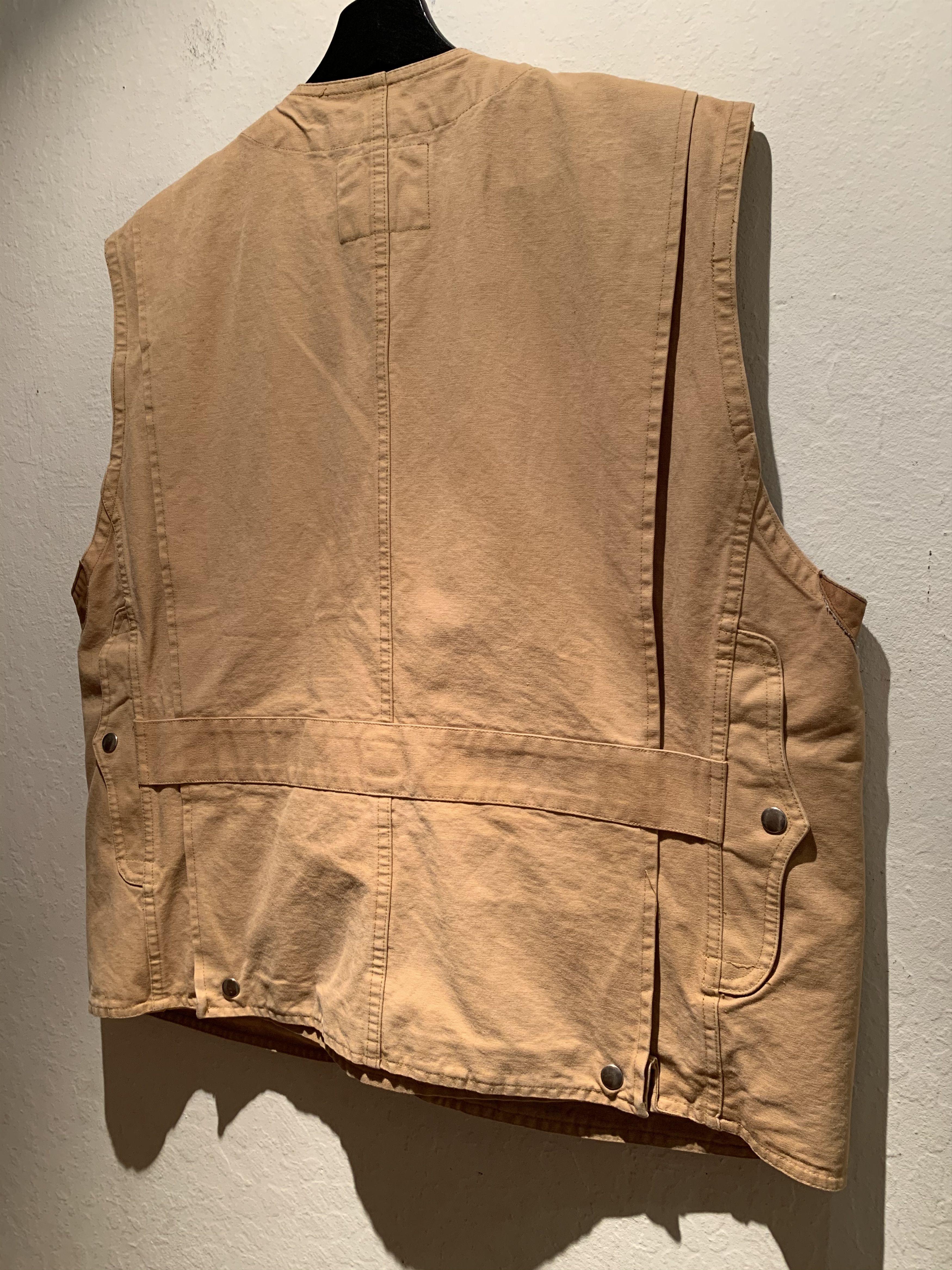 Polo Ralph Lauren × Ralph Lauren × Vintage *RARE* Vintage Polo Ralph Lauren Leather Trim Safari Vest L Size US L / EU 52-54 / 3 - 8 Thumbnail