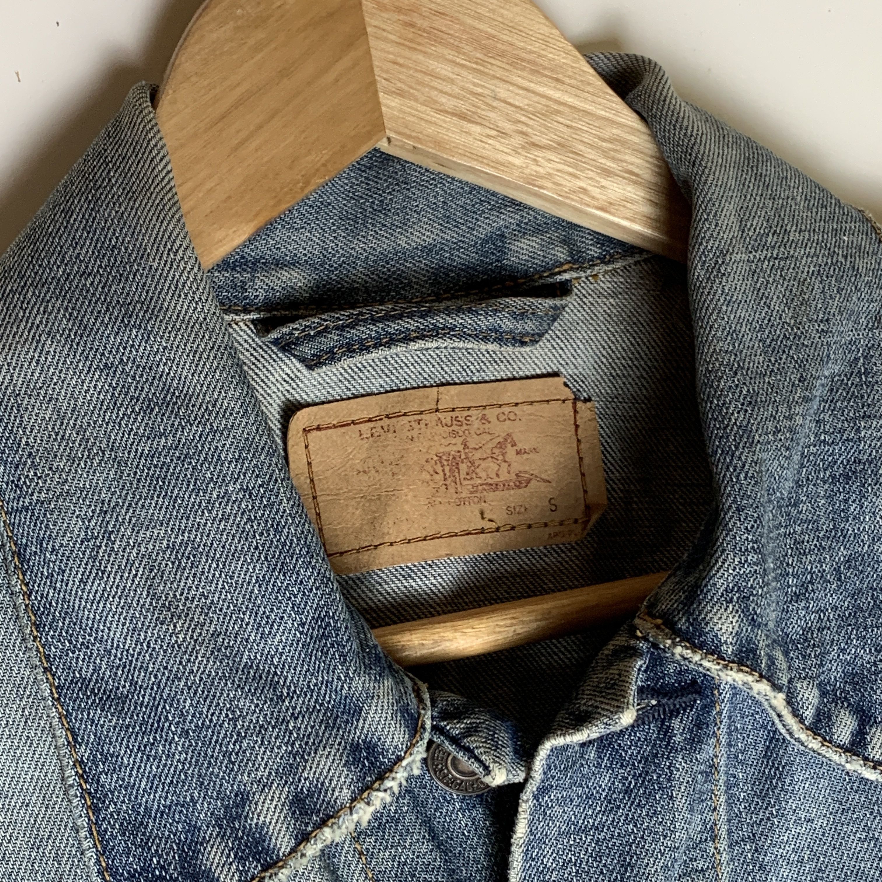 Levi's × Levi's Vintage Clothing Levi's Denim Jacket Size S / US 4 / IT 40 - 3 Thumbnail