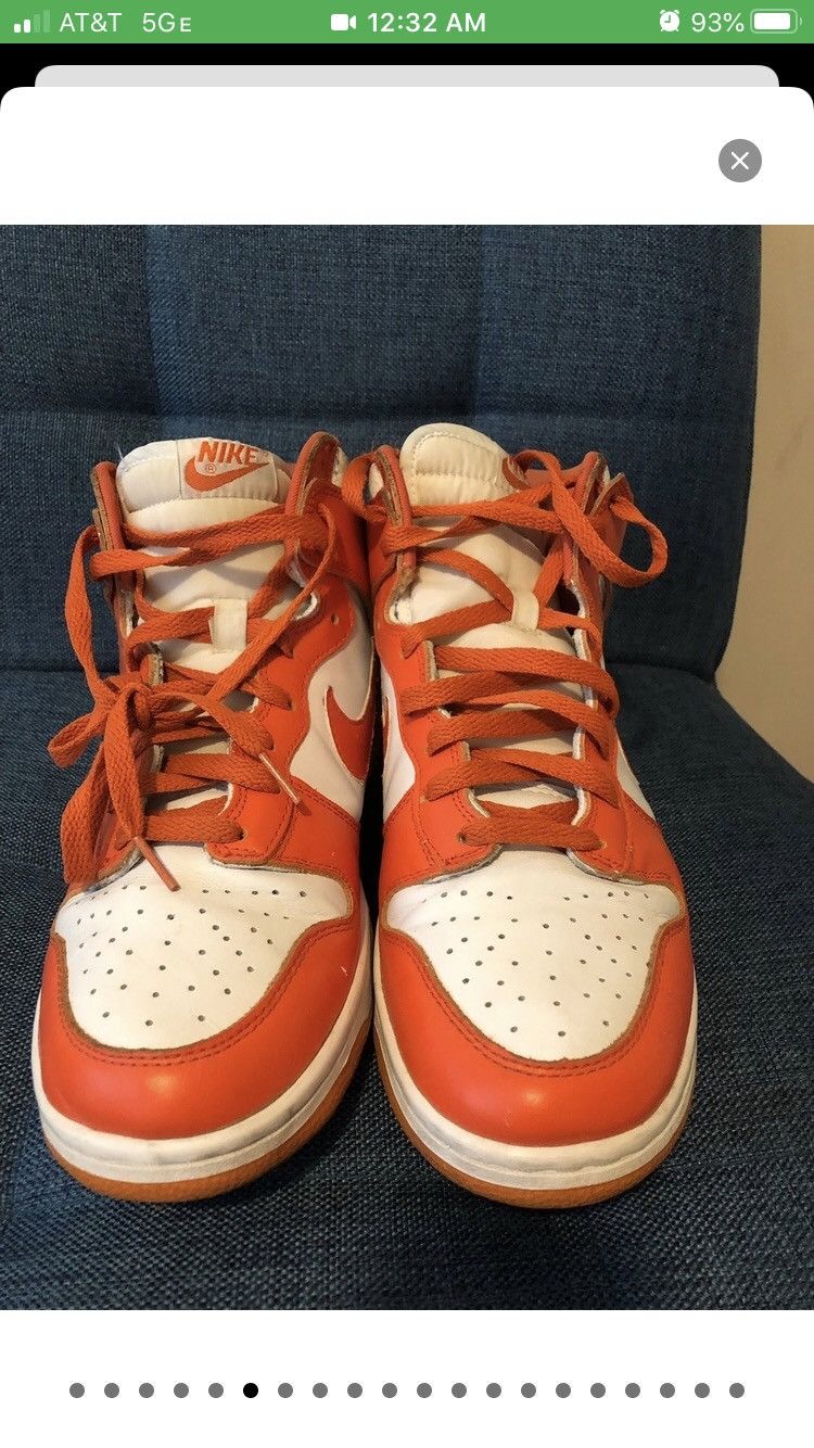 Nike × Vintage 1999 Syracuse Dunk High Size US 10.5 / EU 43-44 - 5 Thumbnail