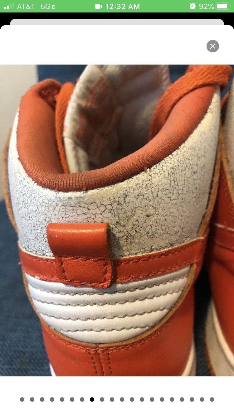 Nike × Vintage 1999 Syracuse Dunk High Size US 10.5 / EU 43-44 - 8 Thumbnail