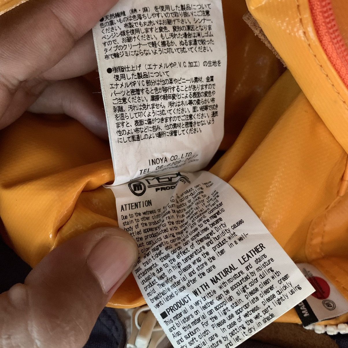 MasterPiece 🔥RARE🔥Masterpiece MSPC Japan Leather mix canvas Tote bag Size ONE SIZE - 13 Thumbnail