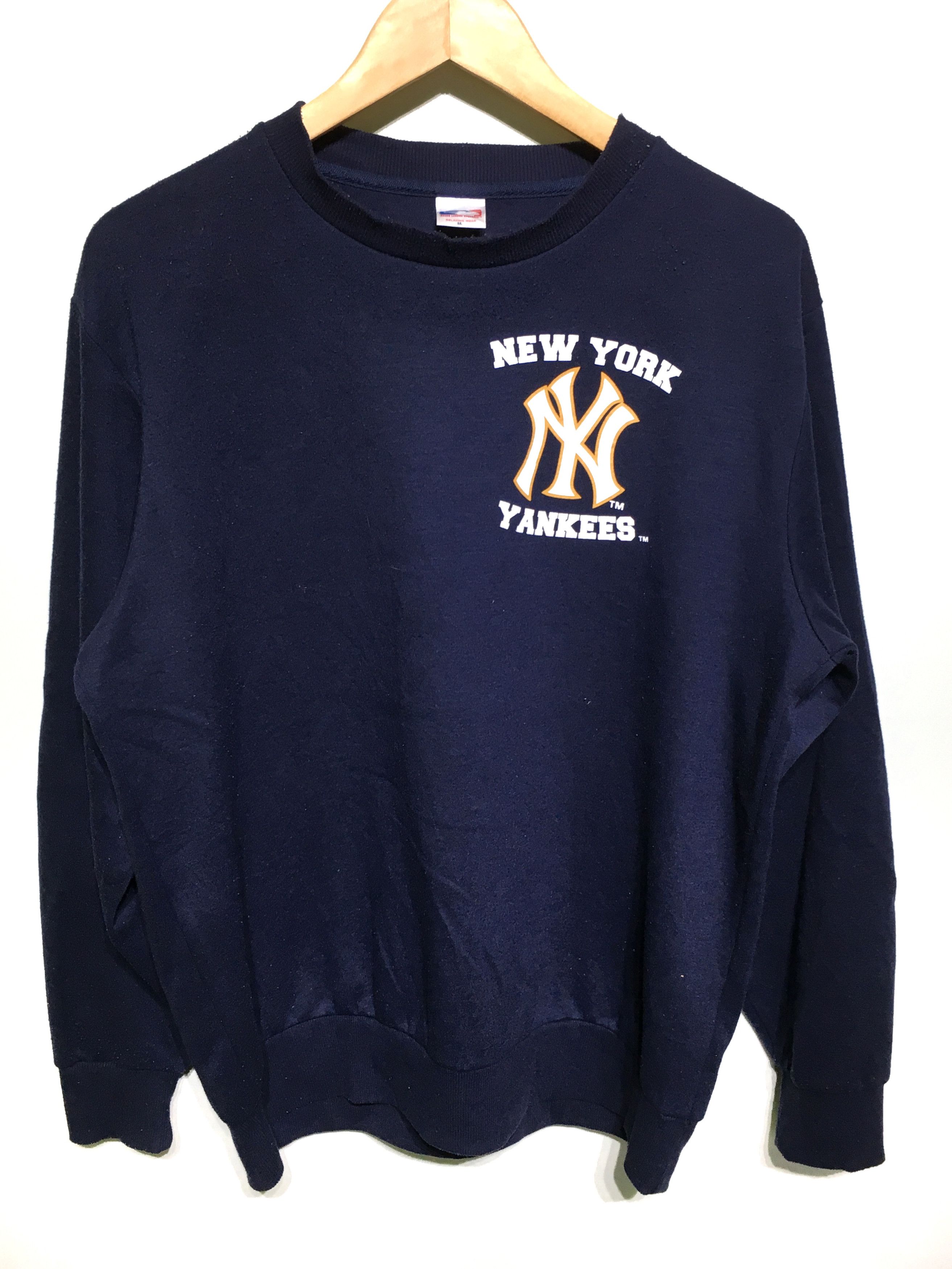 New York Yankees Vintage NEW YORK YANKEES Big Logo Sportswear Sweatshirt Size US XL / EU 56 / 4 - 1 Thumbnail