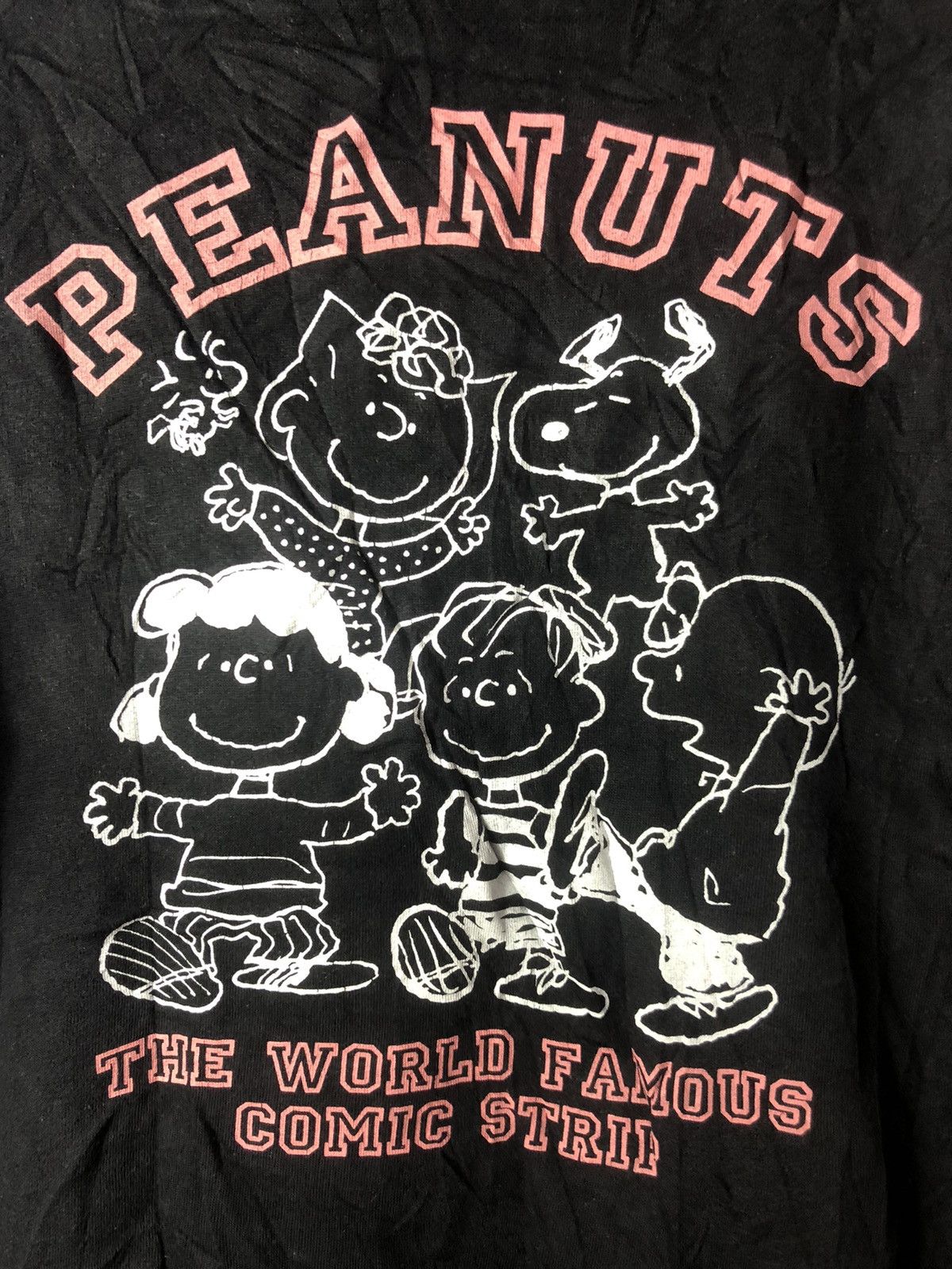 Vintage VINTAGE PEANUTS GANG BLACK HOODIES SWEATSHIRT Size US L / EU 52-54 / 3 - 5 Thumbnail