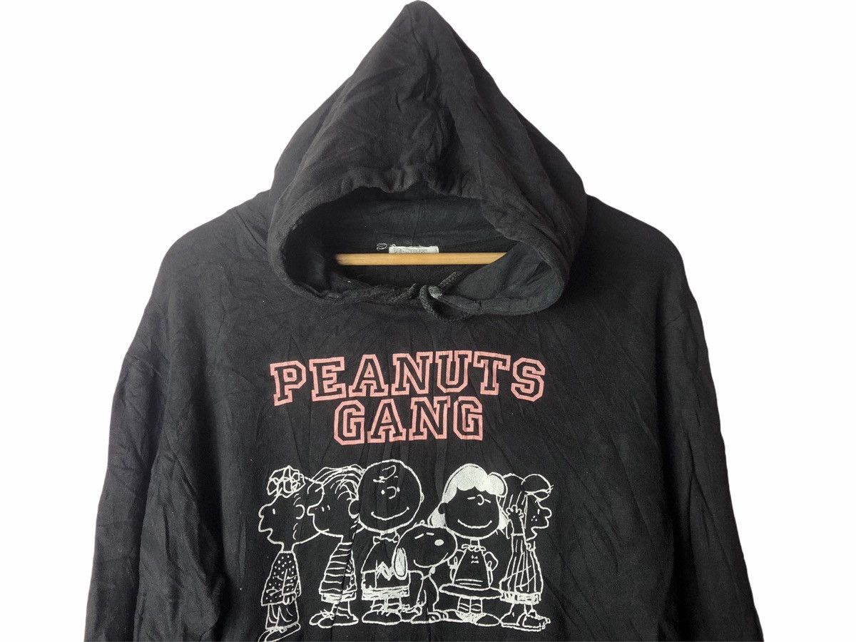 Vintage VINTAGE PEANUTS GANG BLACK HOODIES SWEATSHIRT Size US L / EU 52-54 / 3 - 3 Thumbnail