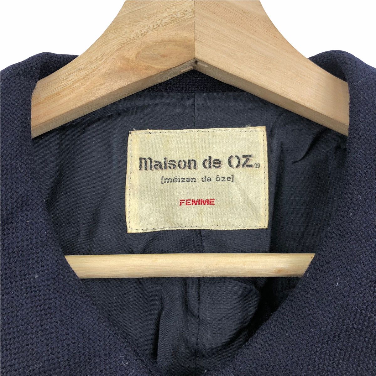 Vintage MAISON DE OZ Four Button Made In Japan Coat Blazer Jacket Size US S / EU 44-46 / 1 - 4 Thumbnail