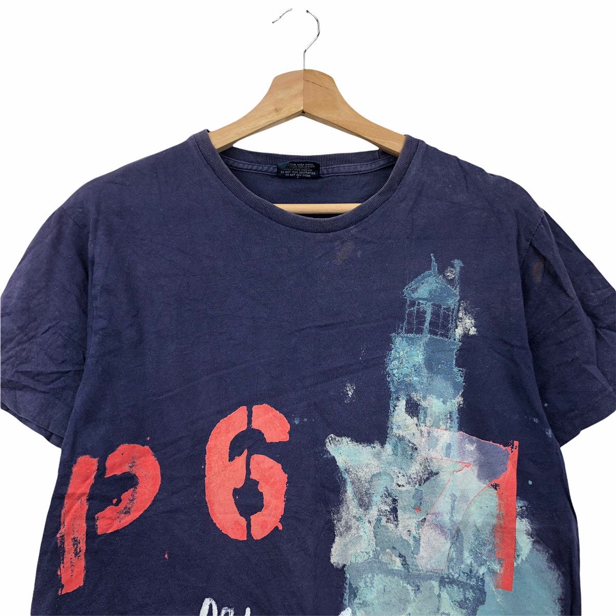 Polo Ralph Lauren Vtg POLO RALPH LAUREN Arts P6 T-Shirts Size US L / EU 52-54 / 3 - 3 Thumbnail