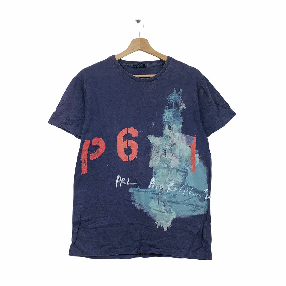 Polo Ralph Lauren Vtg POLO RALPH LAUREN Arts P6 T-Shirts Size US L / EU 52-54 / 3 - 1 Thumbnail