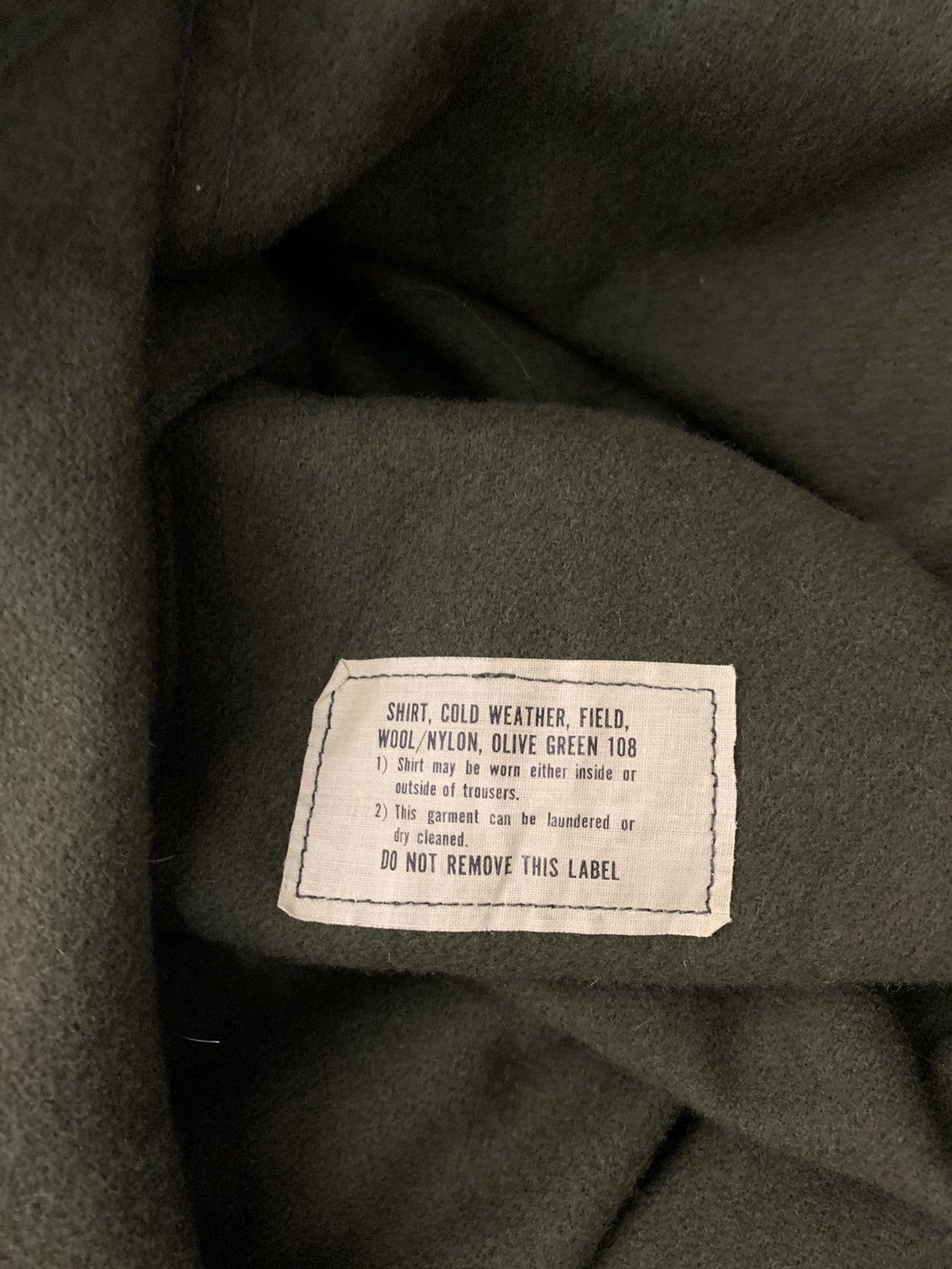 Vintage Vintage US Army Wool Shirt Size US M / EU 48-50 / 2 - 6 Thumbnail