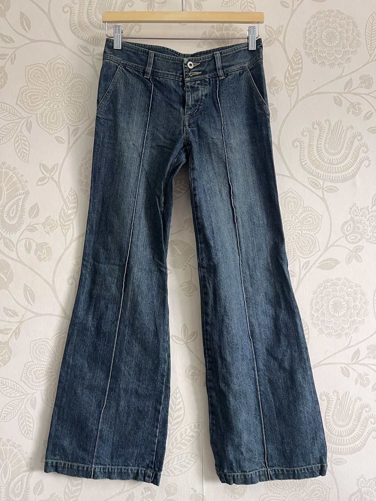 Jil Stuart Jill Stuart Flare Boot Cut Classic Denim Jeans Size 28" / US 6 / IT 42 - 21 Thumbnail