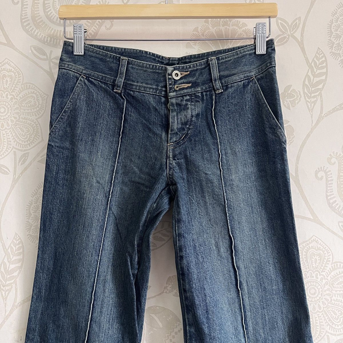 Jil Stuart Jill Stuart Flare Boot Cut Classic Denim Jeans Size 28" / US 6 / IT 42 - 19 Thumbnail
