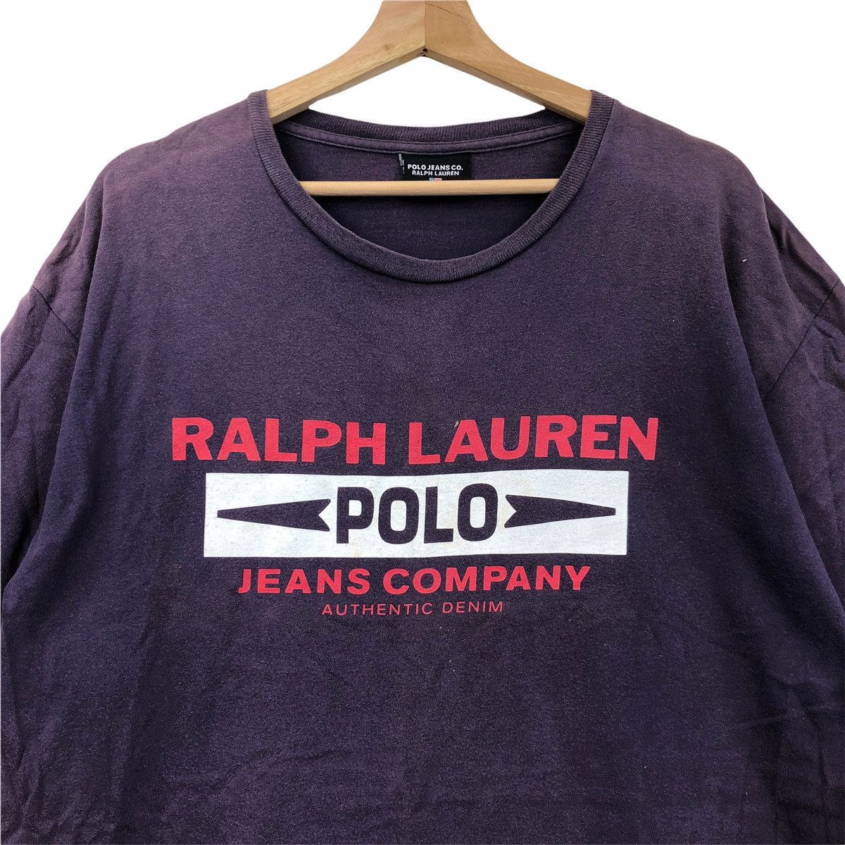 Polo Ralph Lauren Vtg POLO RALPH LAUREN Sports Spell Out T-Shirts Size US XL / EU 56 / 4 - 3 Thumbnail