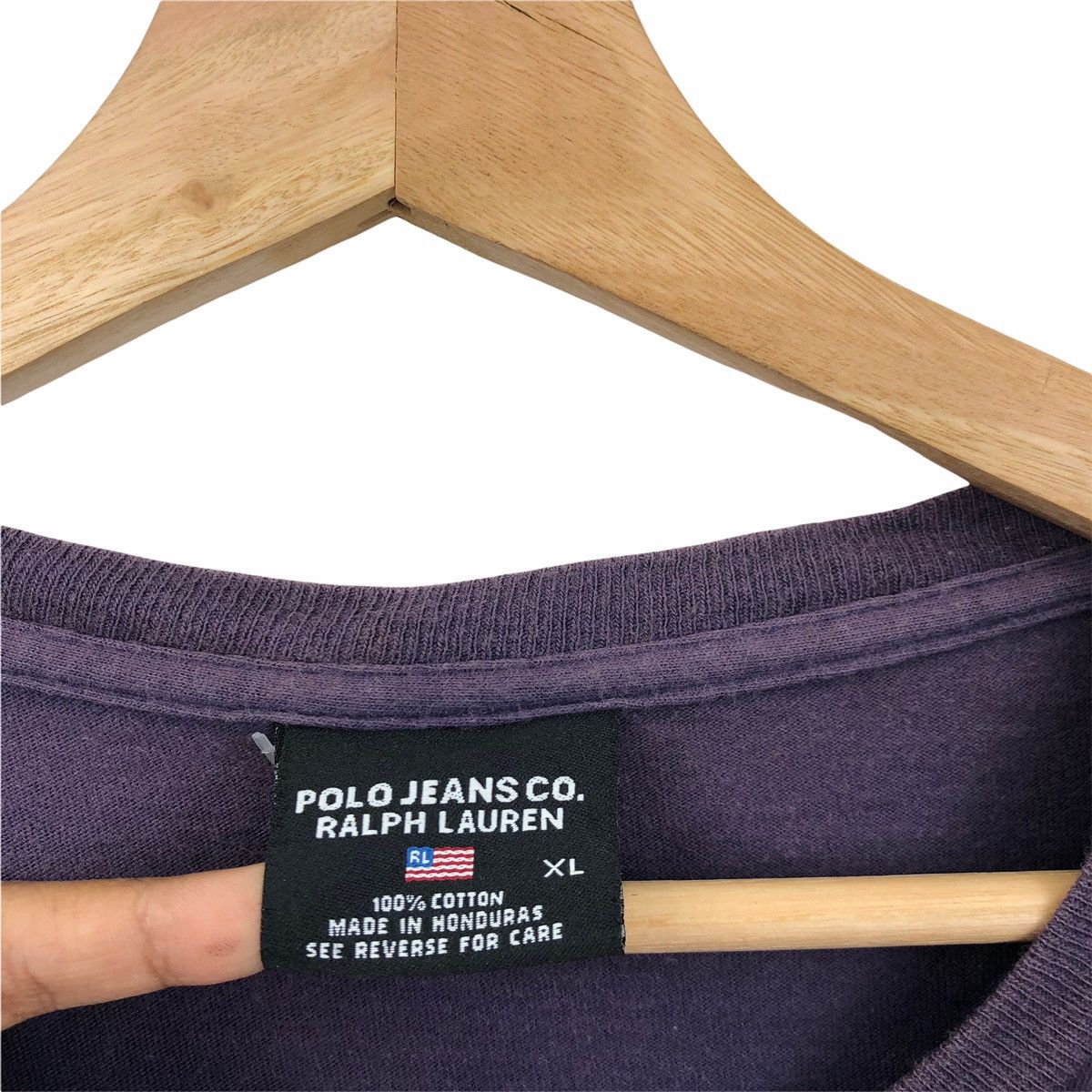Polo Ralph Lauren Vtg POLO RALPH LAUREN Sports Spell Out T-Shirts Size US XL / EU 56 / 4 - 5 Thumbnail