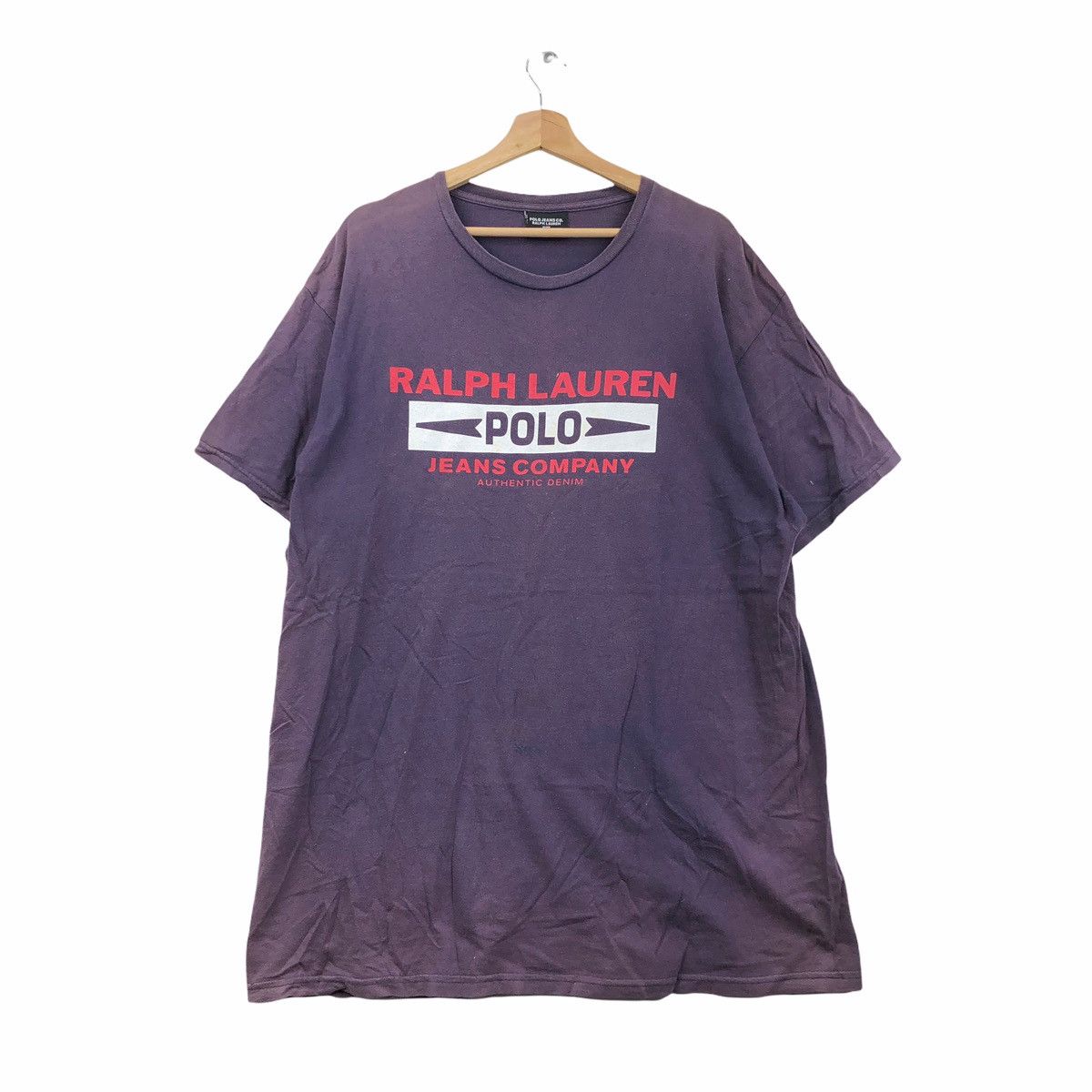 Polo Ralph Lauren Vtg POLO RALPH LAUREN Sports Spell Out T-Shirts Size US XL / EU 56 / 4 - 1 Thumbnail