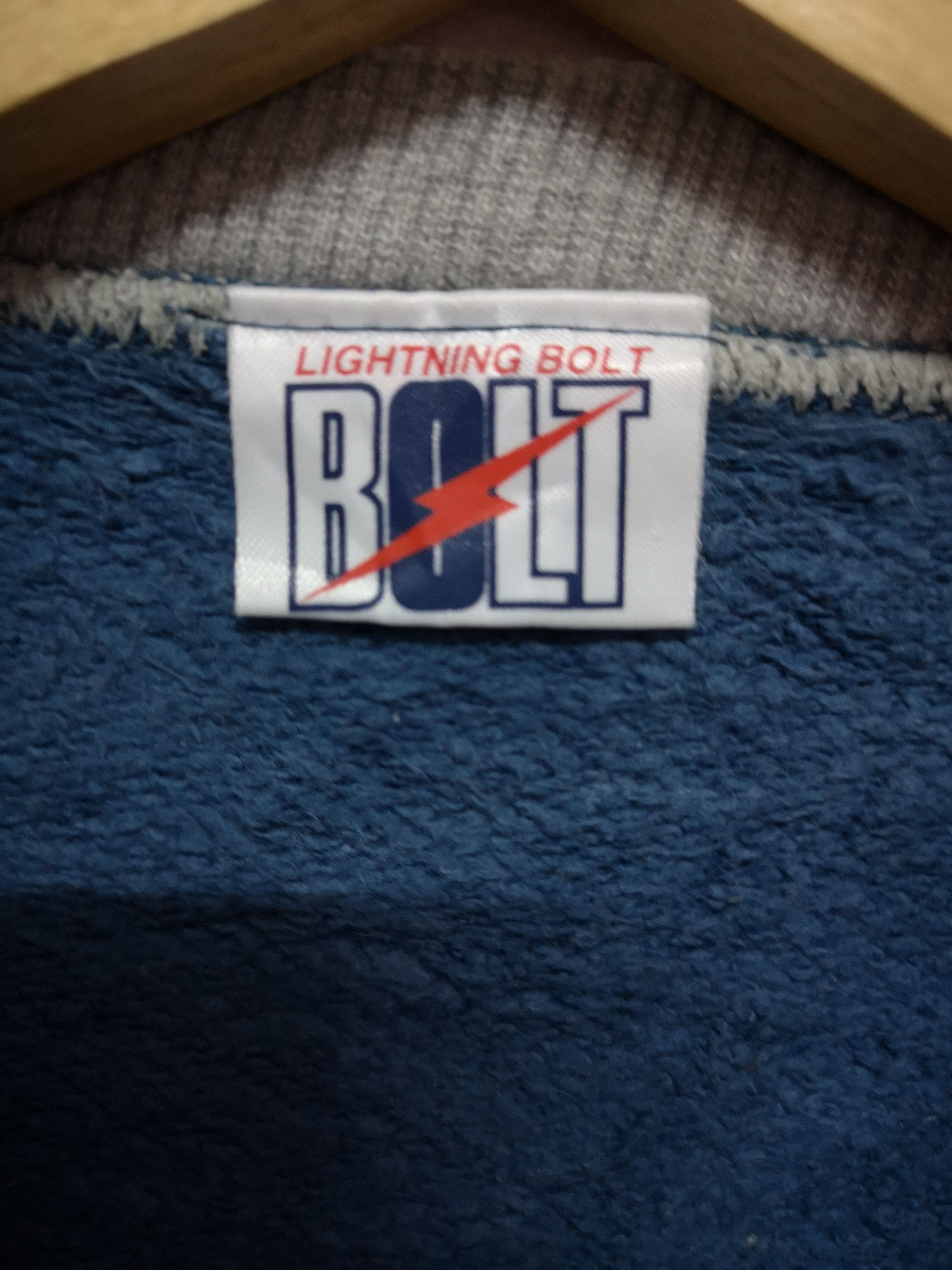Lightning Bolt VINTAGE LIGHTNING BOLT LONG SLEEVES CREWNECK SWEATSHIRTS Size US S / EU 44-46 / 1 - 5 Thumbnail