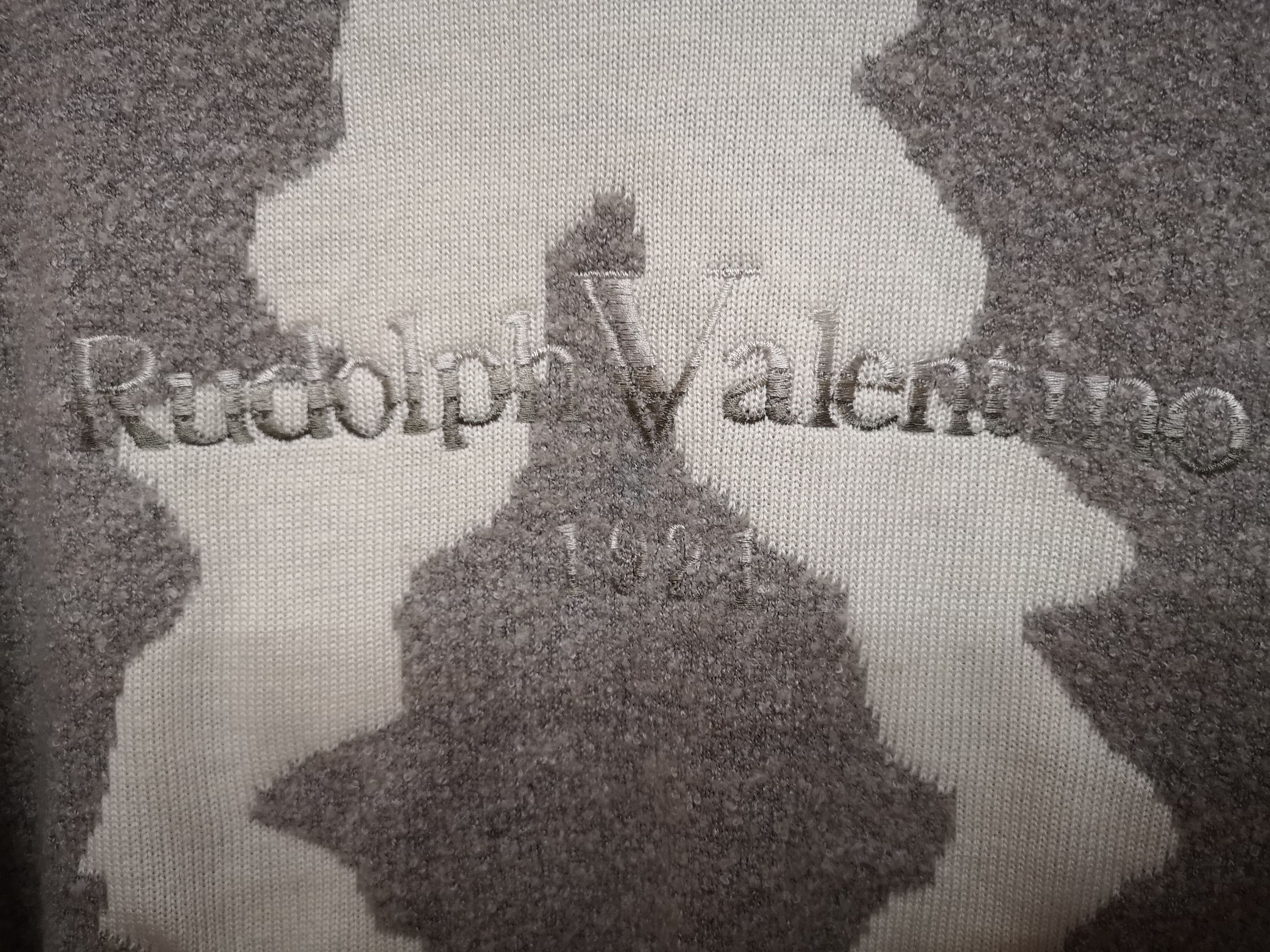 Japanese Brand Vintage RUDOLPH VALENTINO Embroidery Knitwear Sweatshirts Size US L / EU 52-54 / 3 - 3 Thumbnail