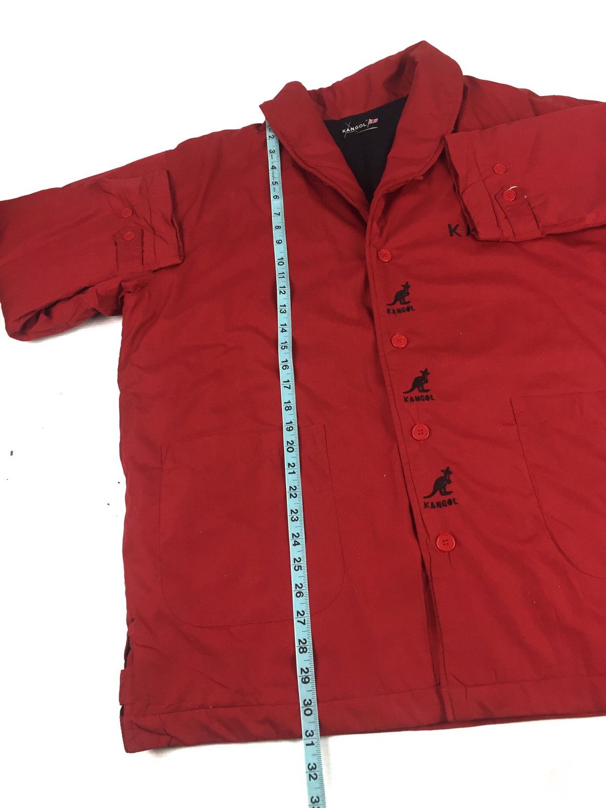 Kangol Streetwear deal🔥Reds Kangol Repeated Logo jacket Size US L / EU 52-54 / 3 - 8 Thumbnail
