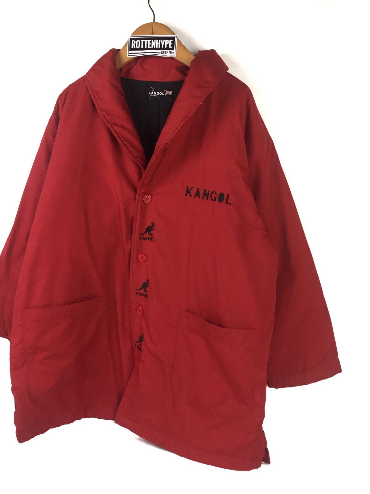 Kangol Streetwear deal🔥Reds Kangol Repeated Logo jacket Size US L / EU 52-54 / 3 - 4 Thumbnail