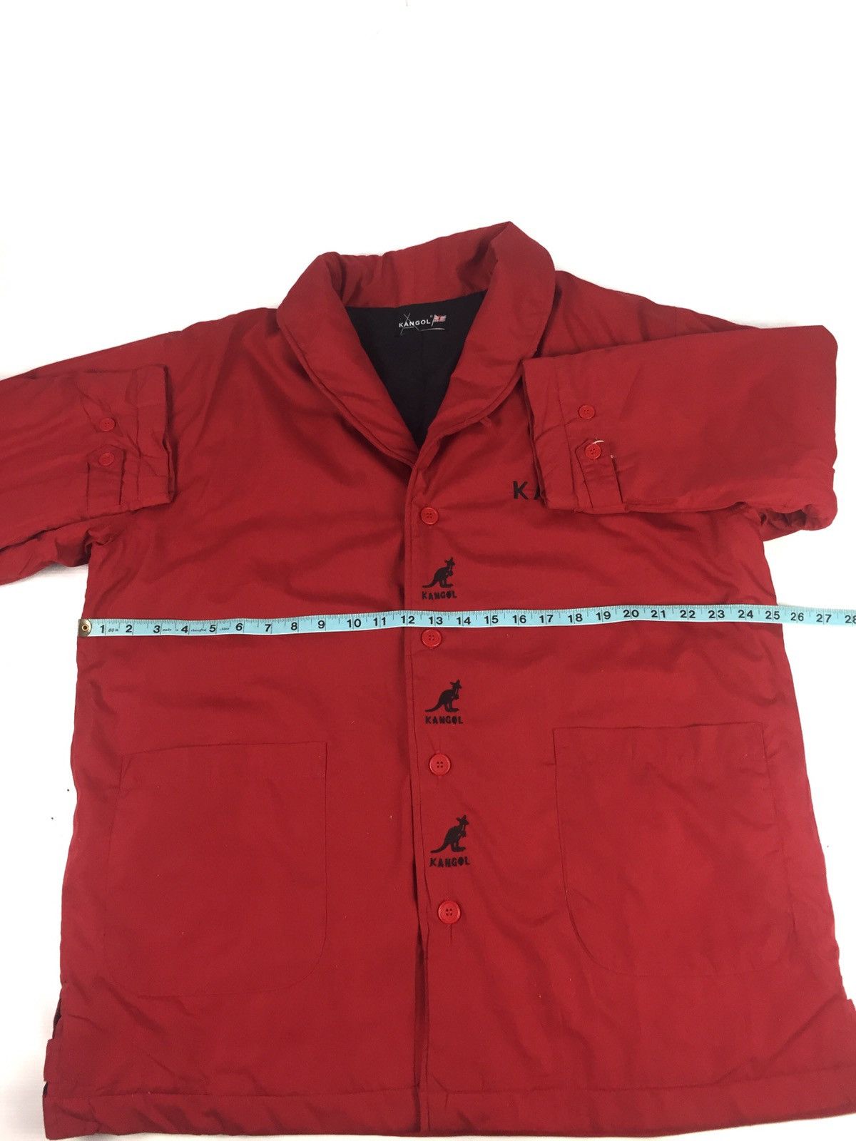 Kangol Streetwear deal🔥Reds Kangol Repeated Logo jacket Size US L / EU 52-54 / 3 - 7 Thumbnail